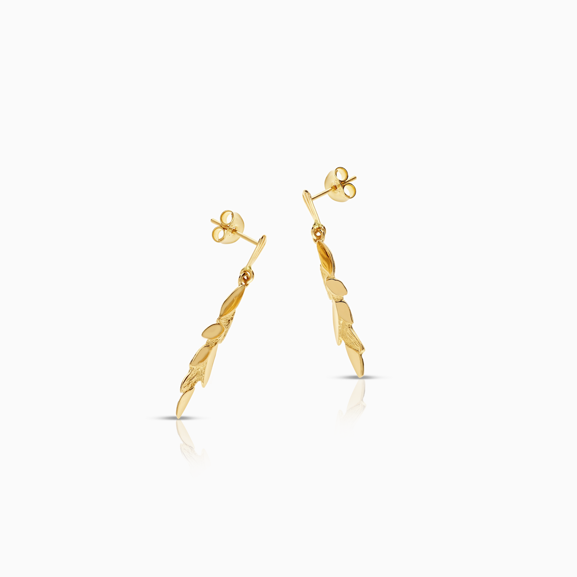 Gold earrings 1.73g 18K gold