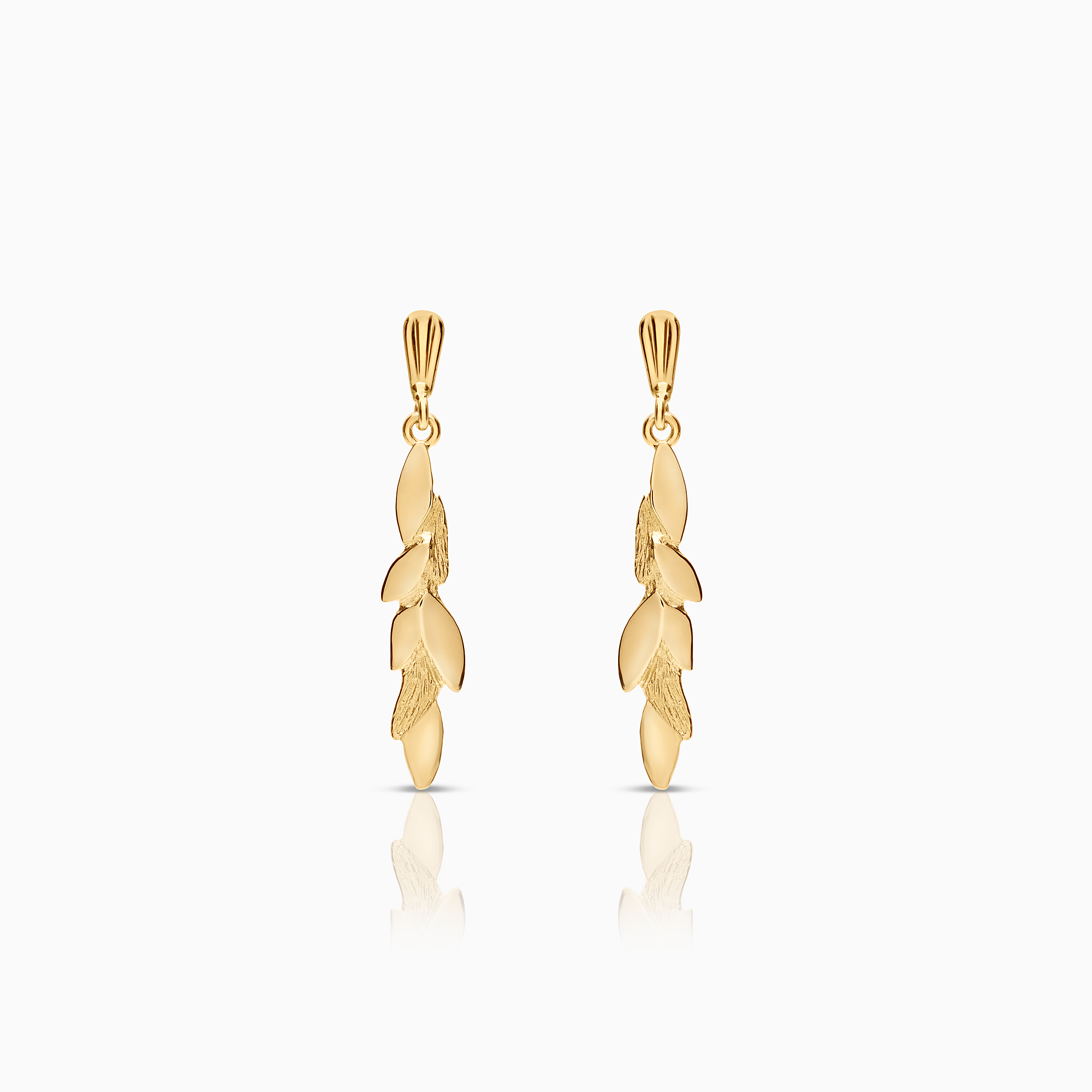 Gold earrings 1.73g 18K gold