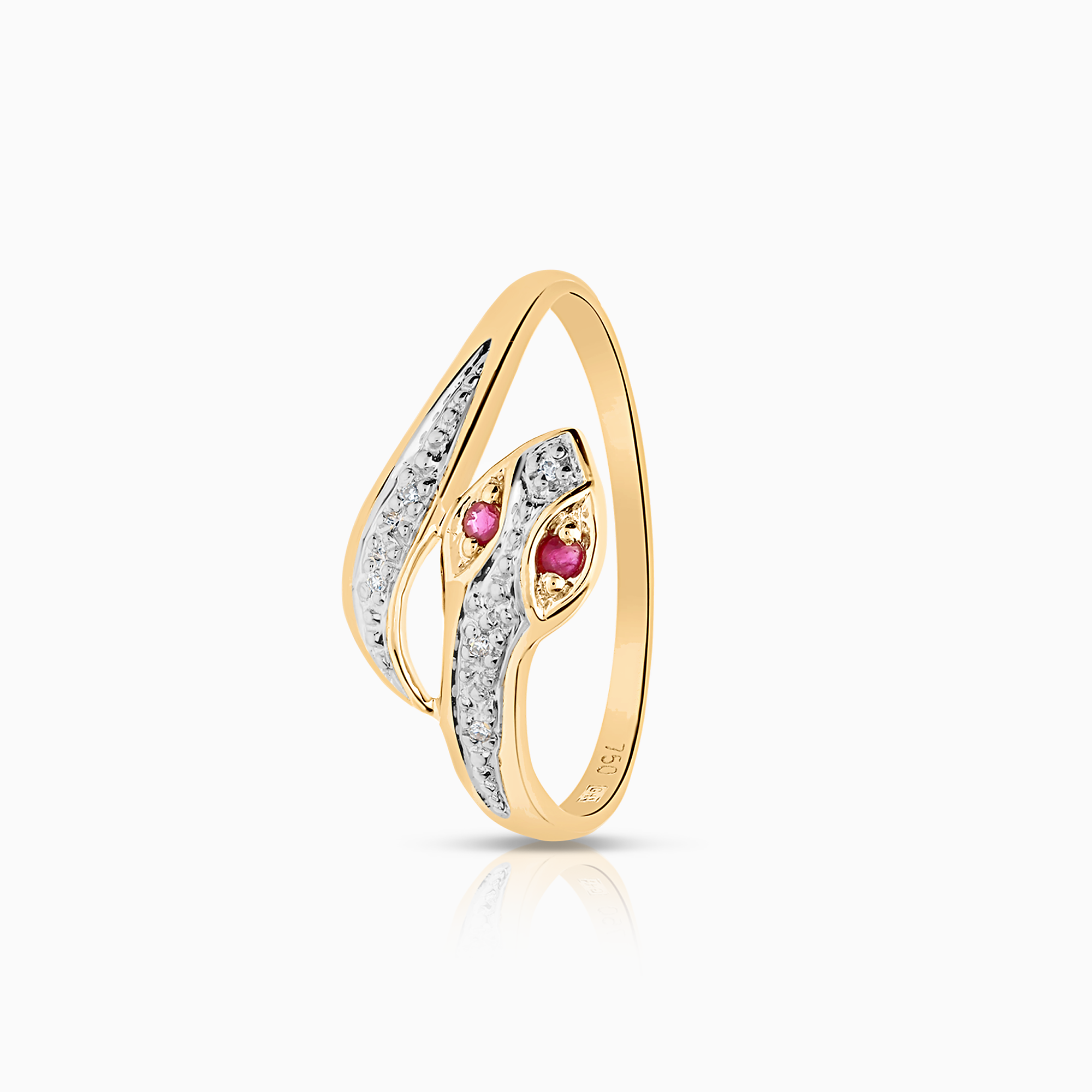 Diamond ring 1.78g 18K gold