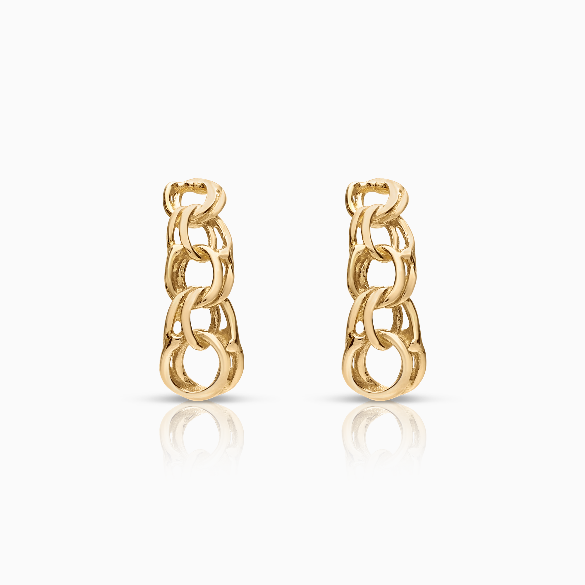 Bismarck earrings 1.34g 18K gold