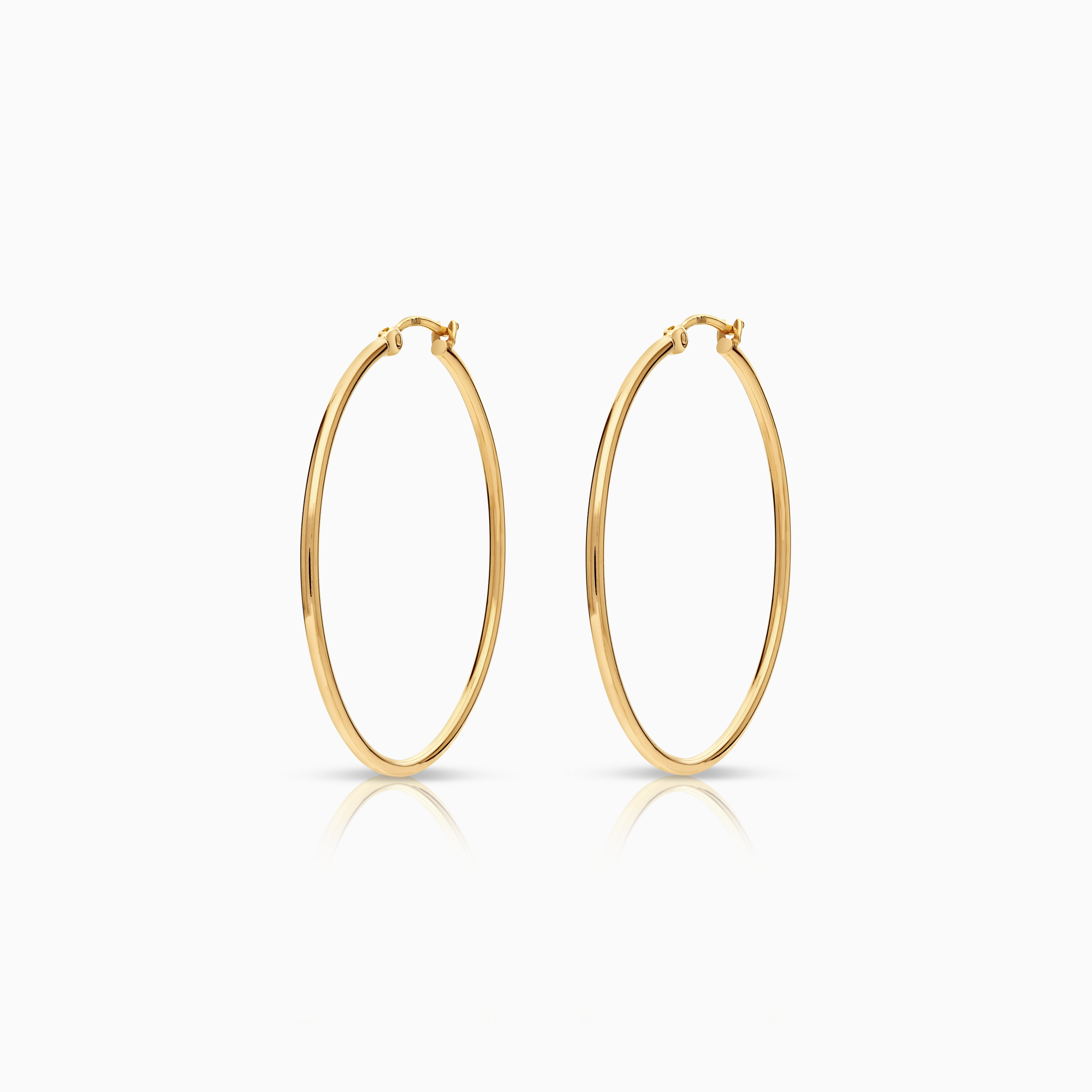 Gold earrings hoops 11.02g 18K gold