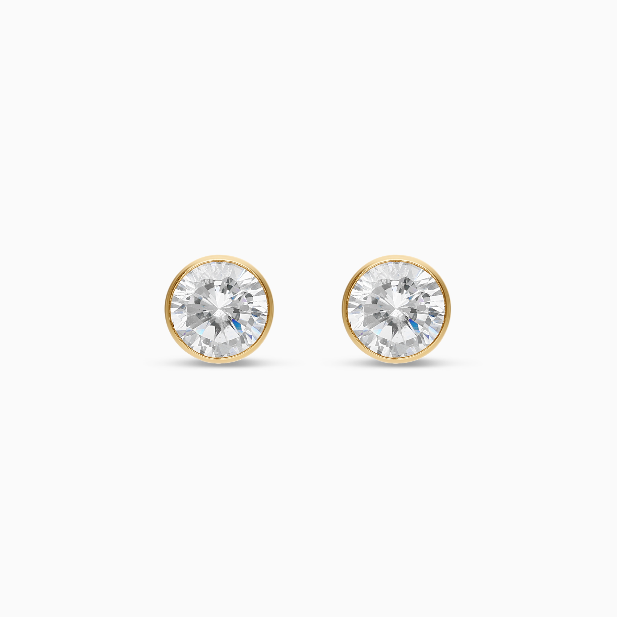 Guldörhängen med cubic 0,89g 18K guld
