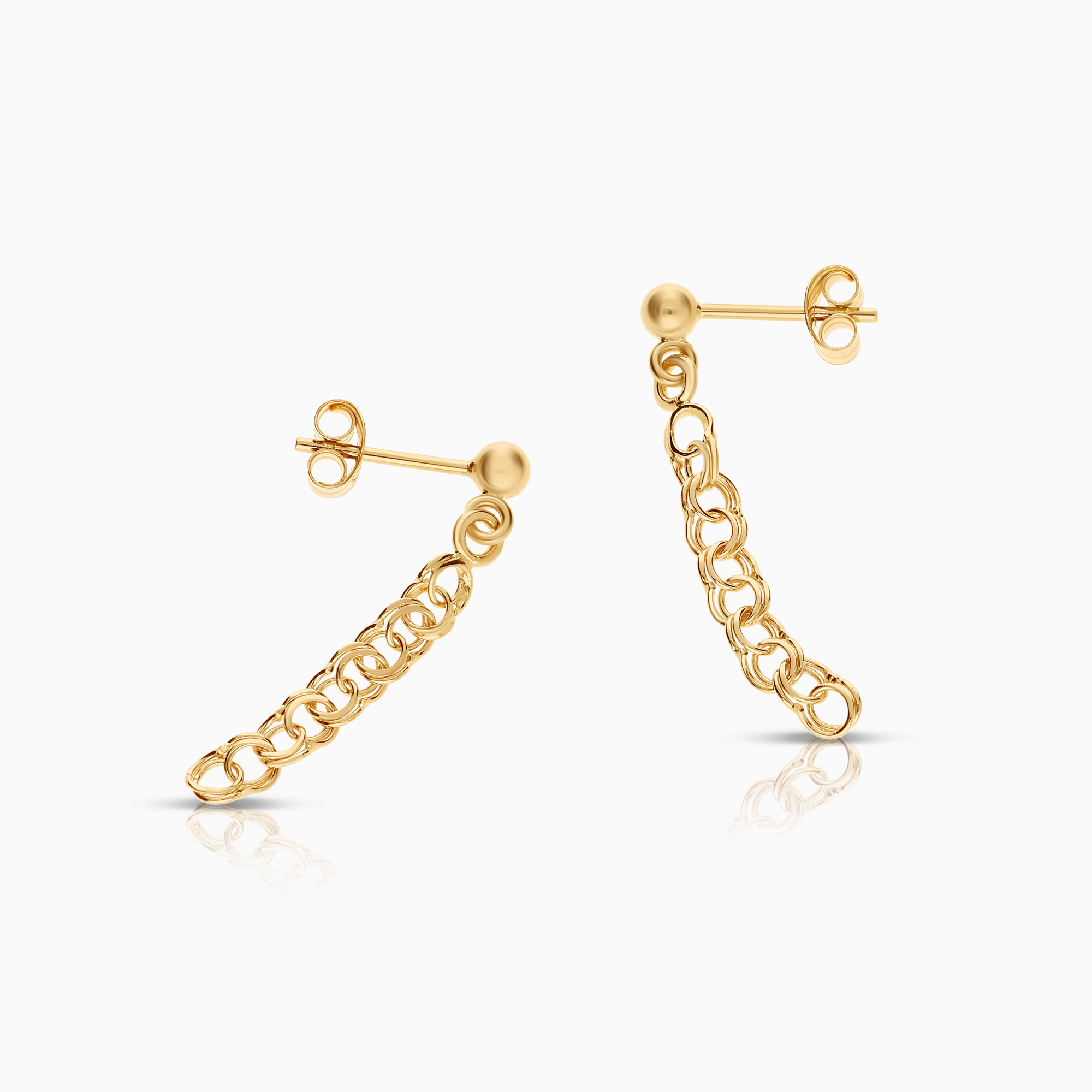 Bismarck earrings 1.13g 18K gold