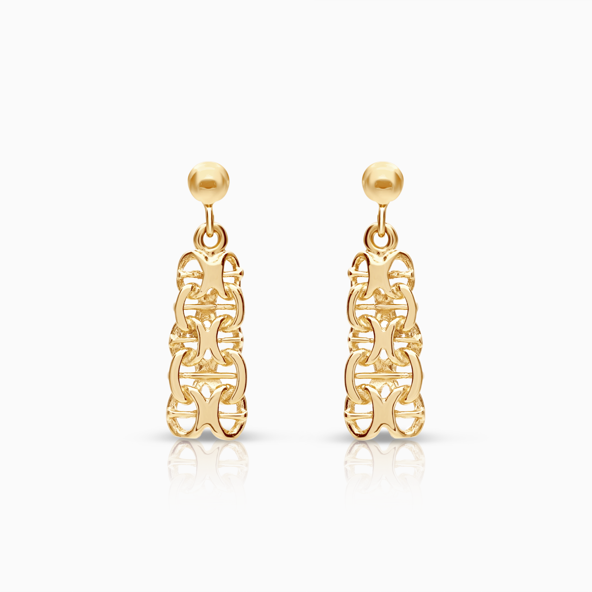 X-link earrings 2.03g 18K gold