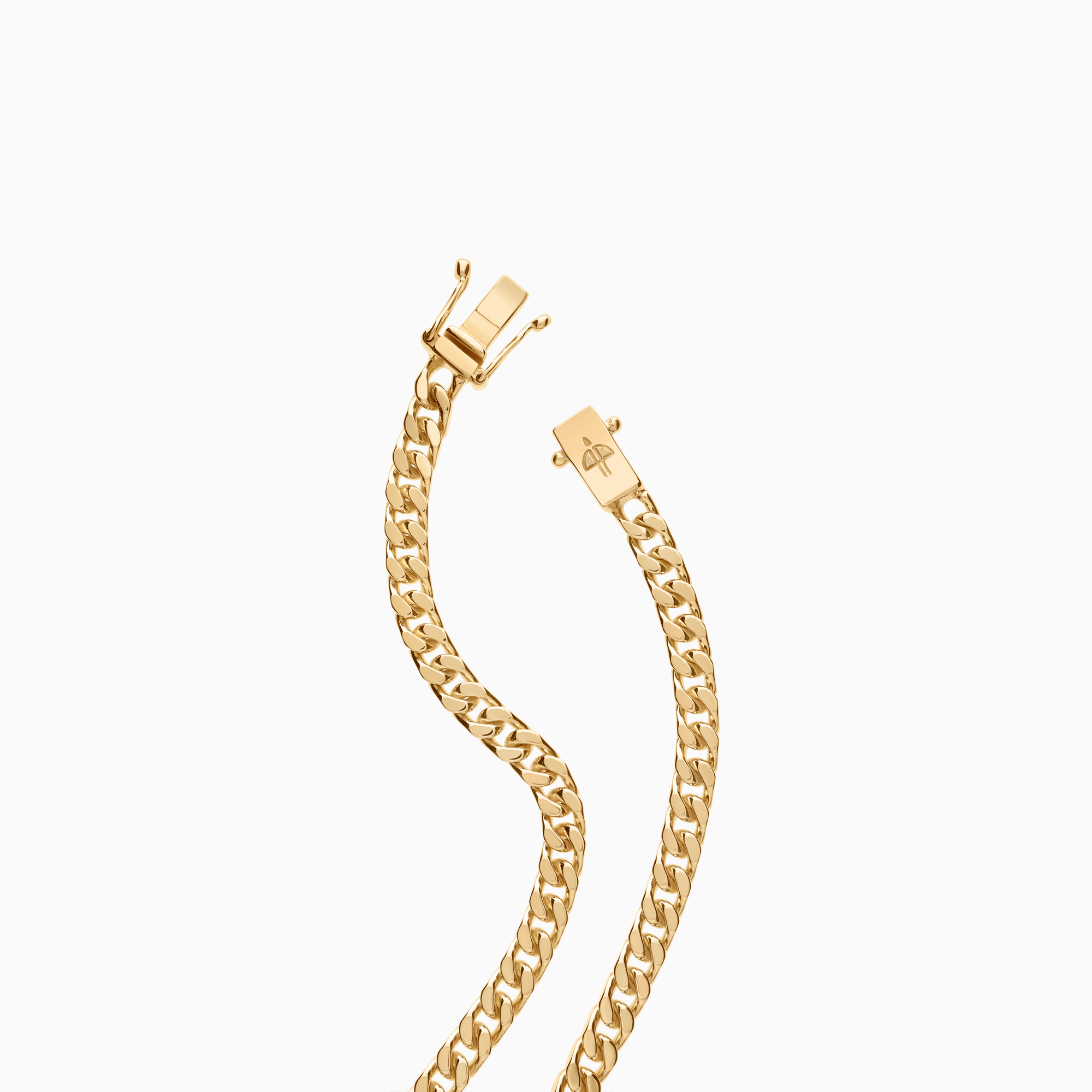 Curb bracelet 17.25g 18K gold