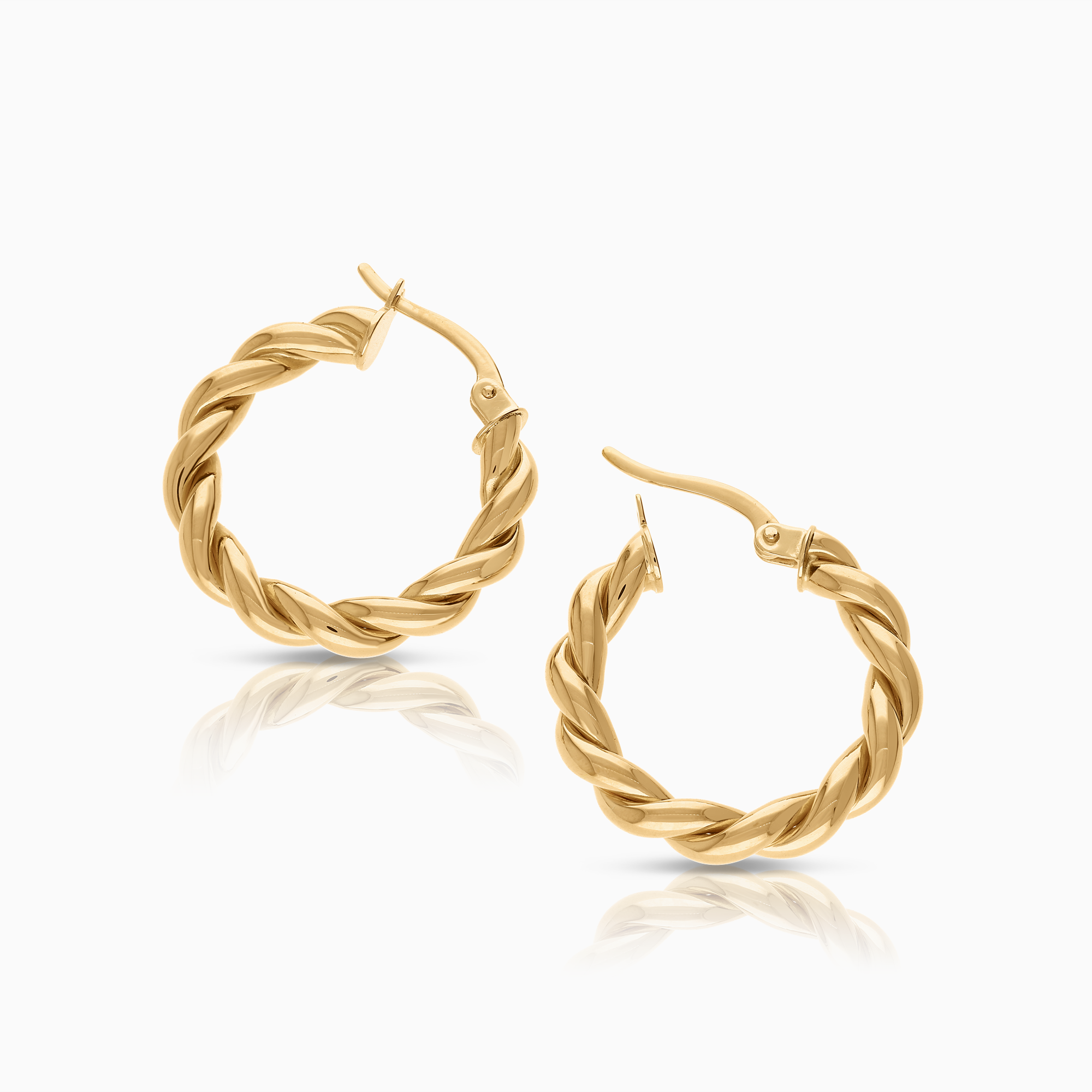 Creol örhängen 2,55g 18K guld