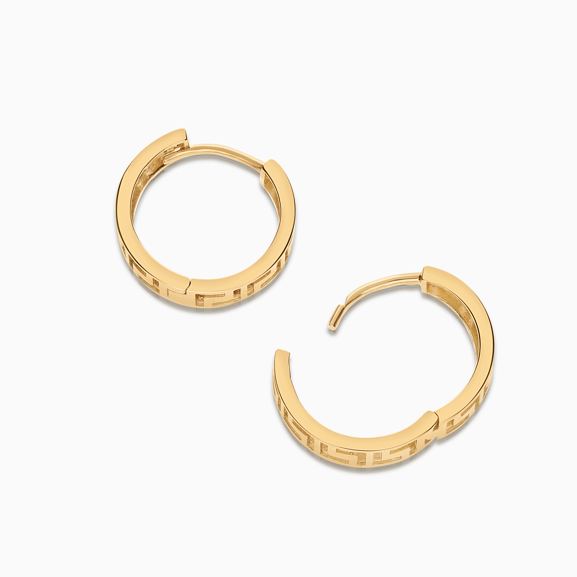 Hoop earrings 1.78g 18K gold