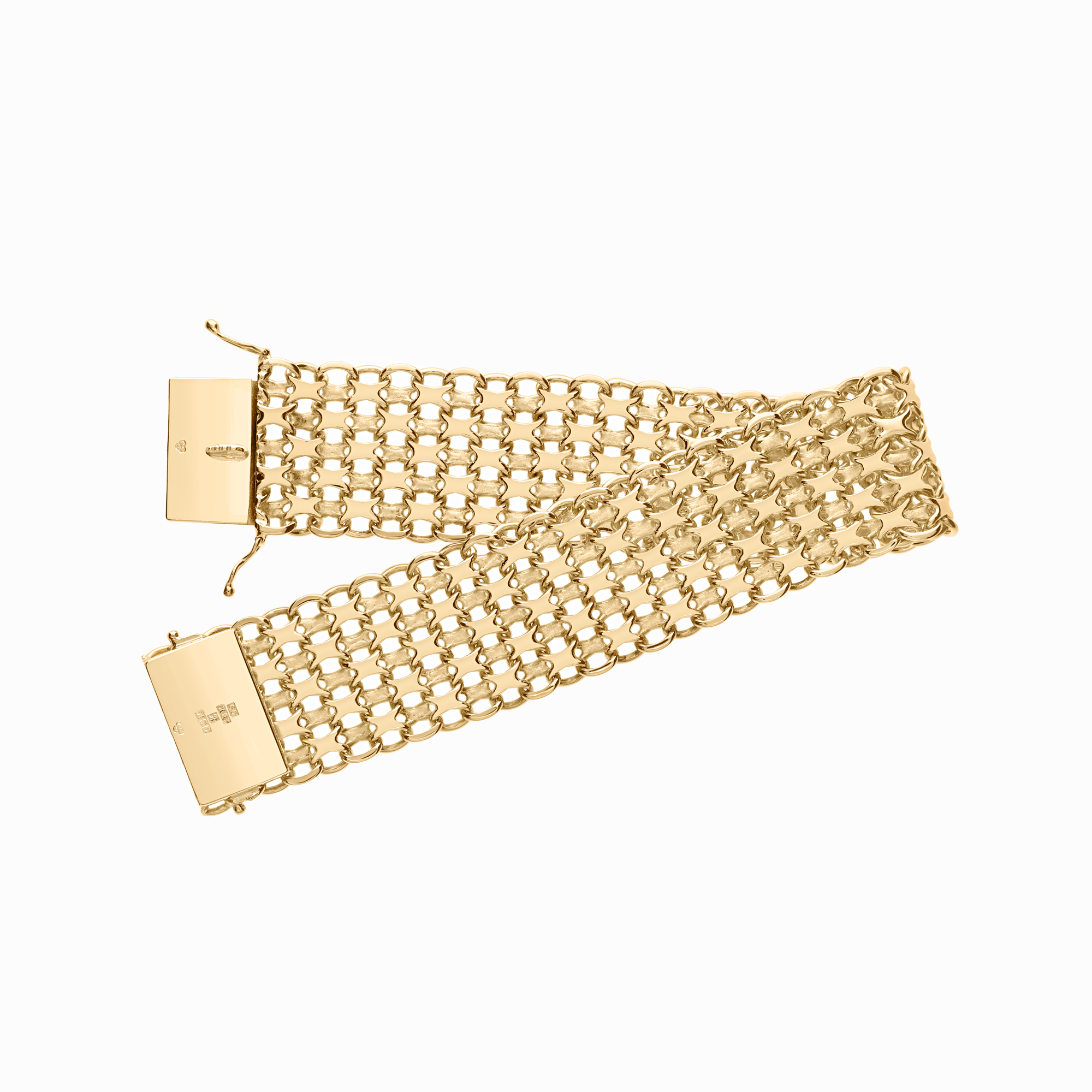 X-link bracelet 50.13g 18K gold