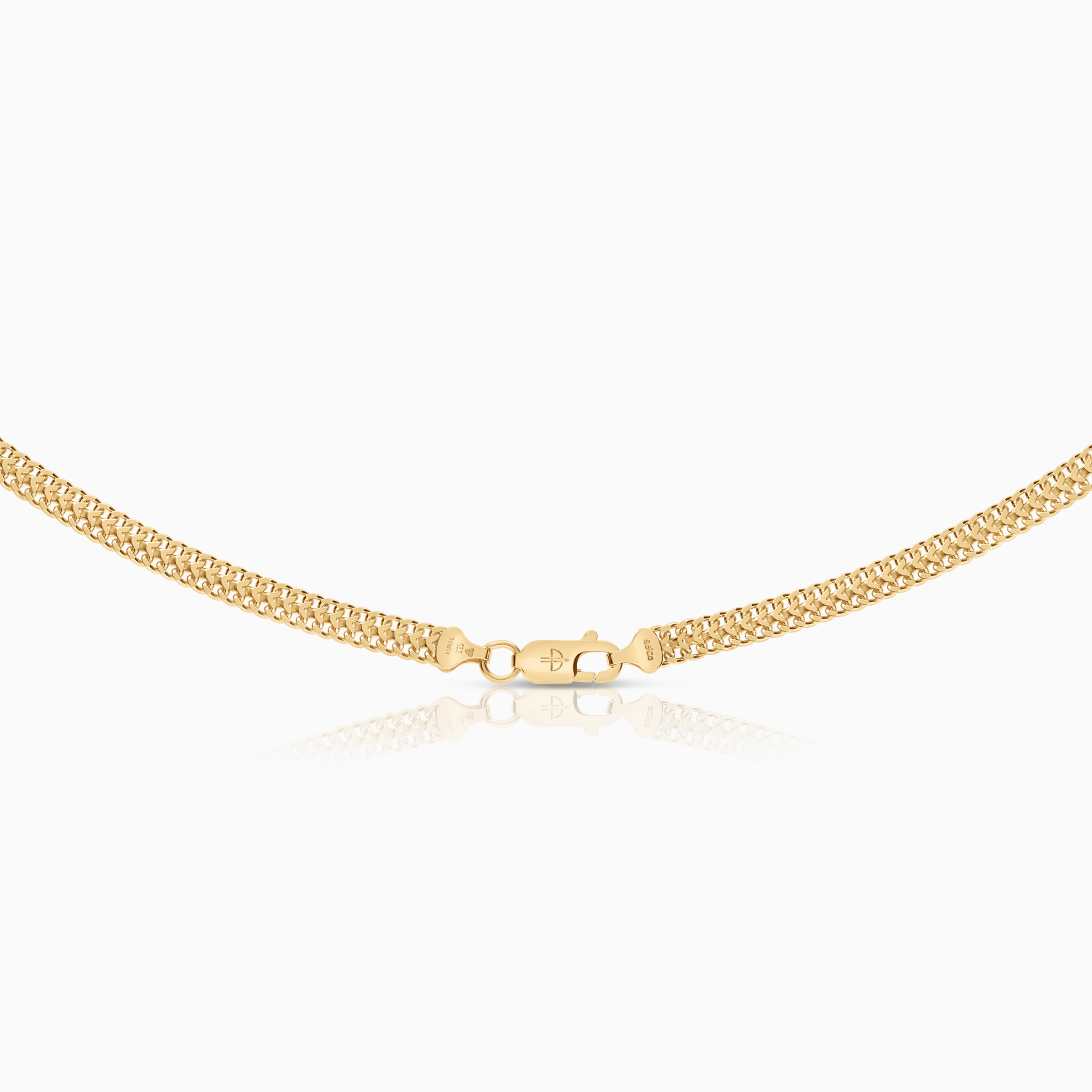 Fishbone Necklace 14.73g 18K Gold