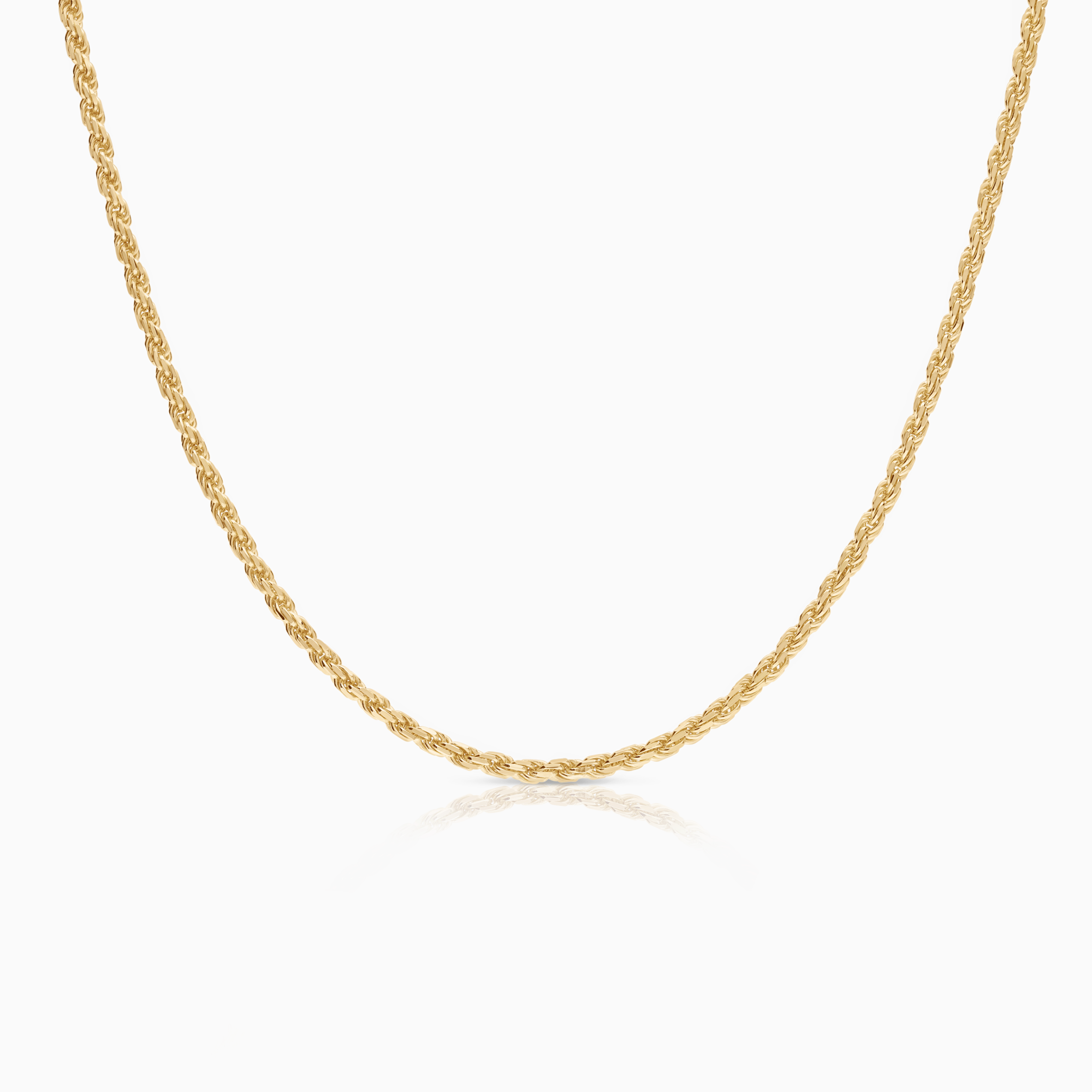 Rope chain 26.00g 18K gold