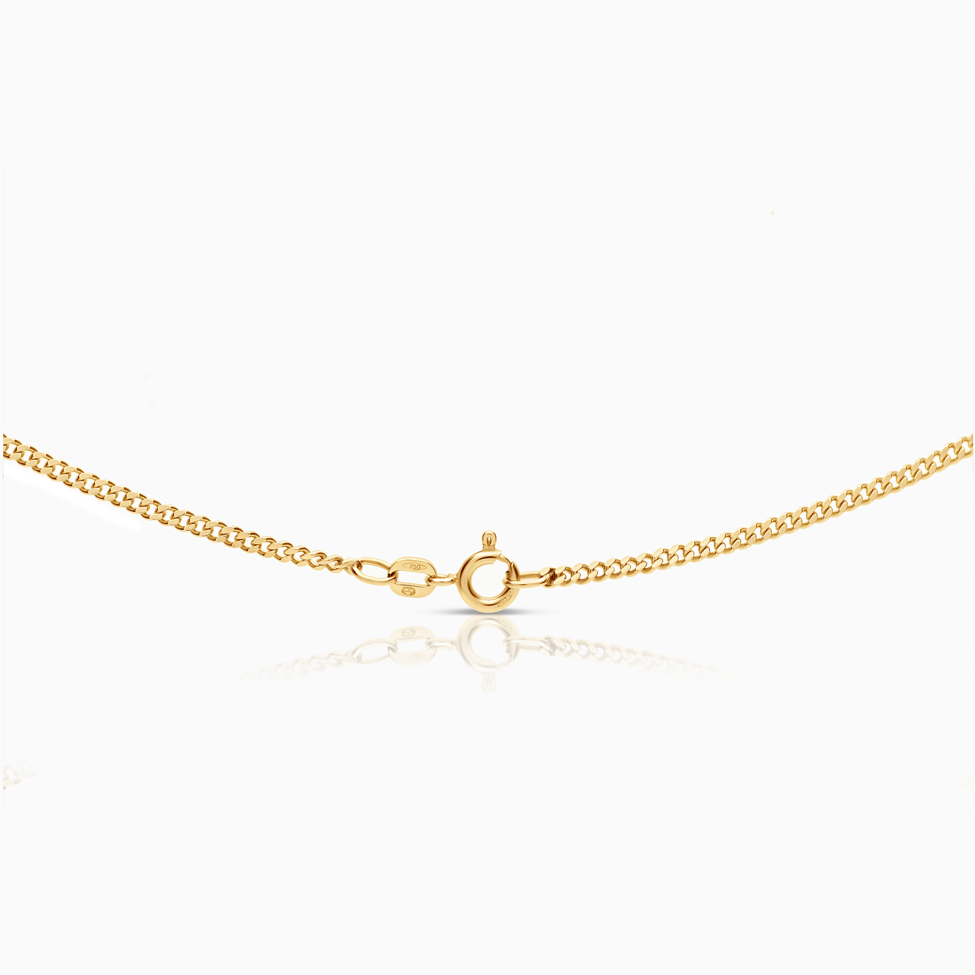 Curb necklace 7.37g 18K gold