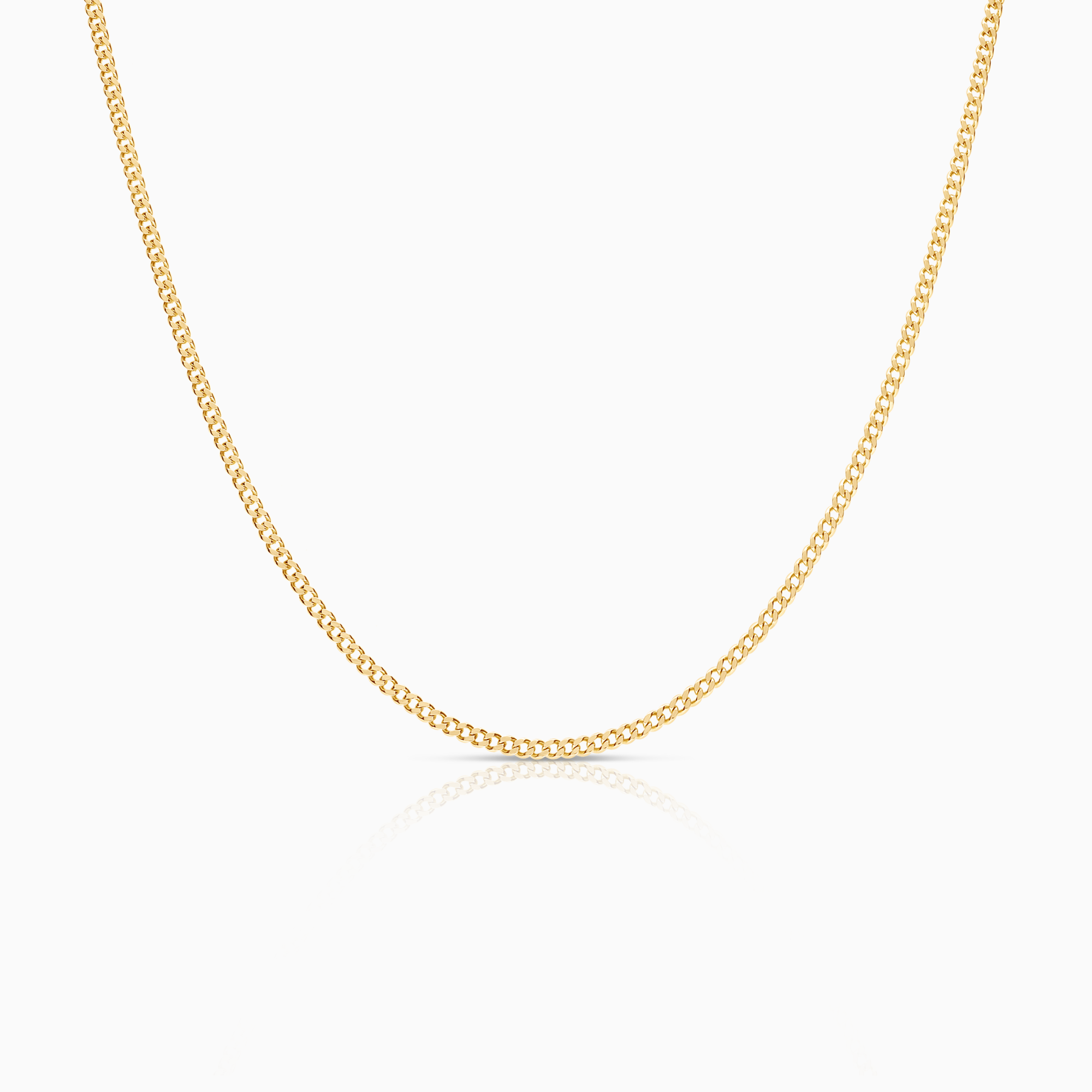 Curb necklace 7.37g 18K gold