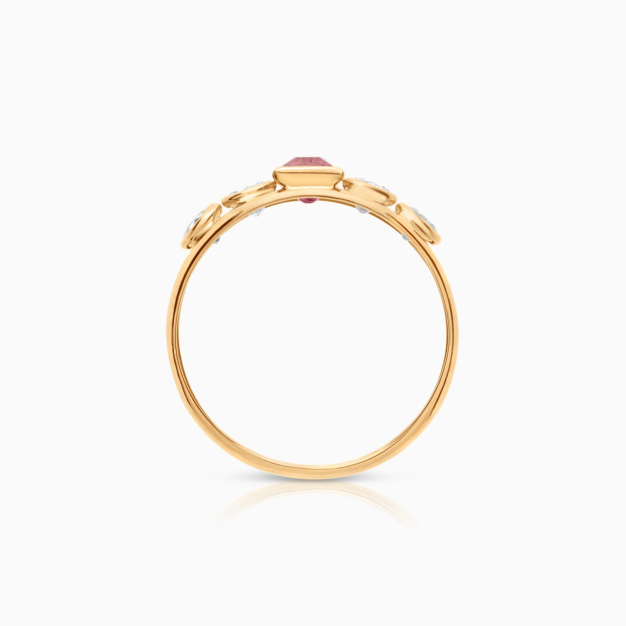 Gold ring 1.03g 18K gold