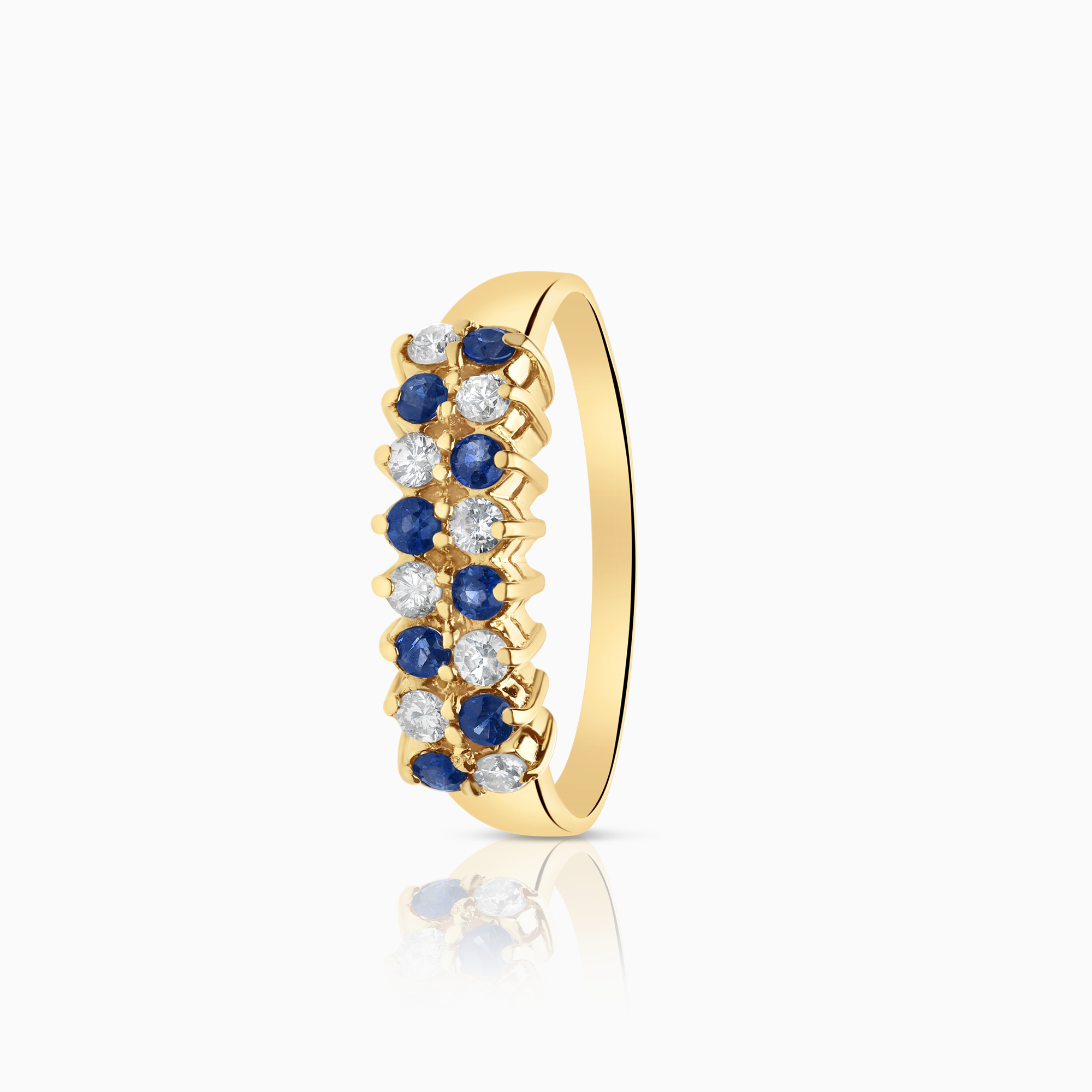 Diamantring 0,24ct 18K gulguld