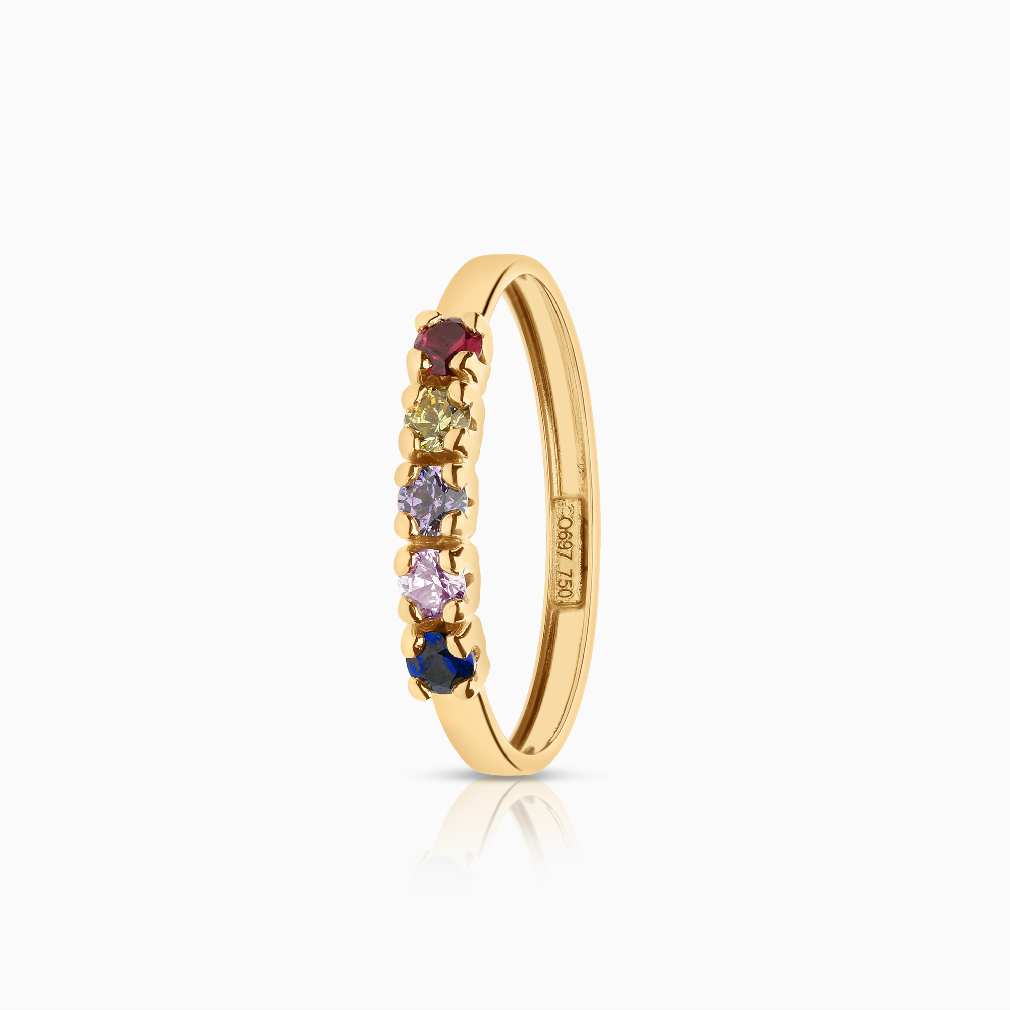 Guldring 0,73g 18K guld