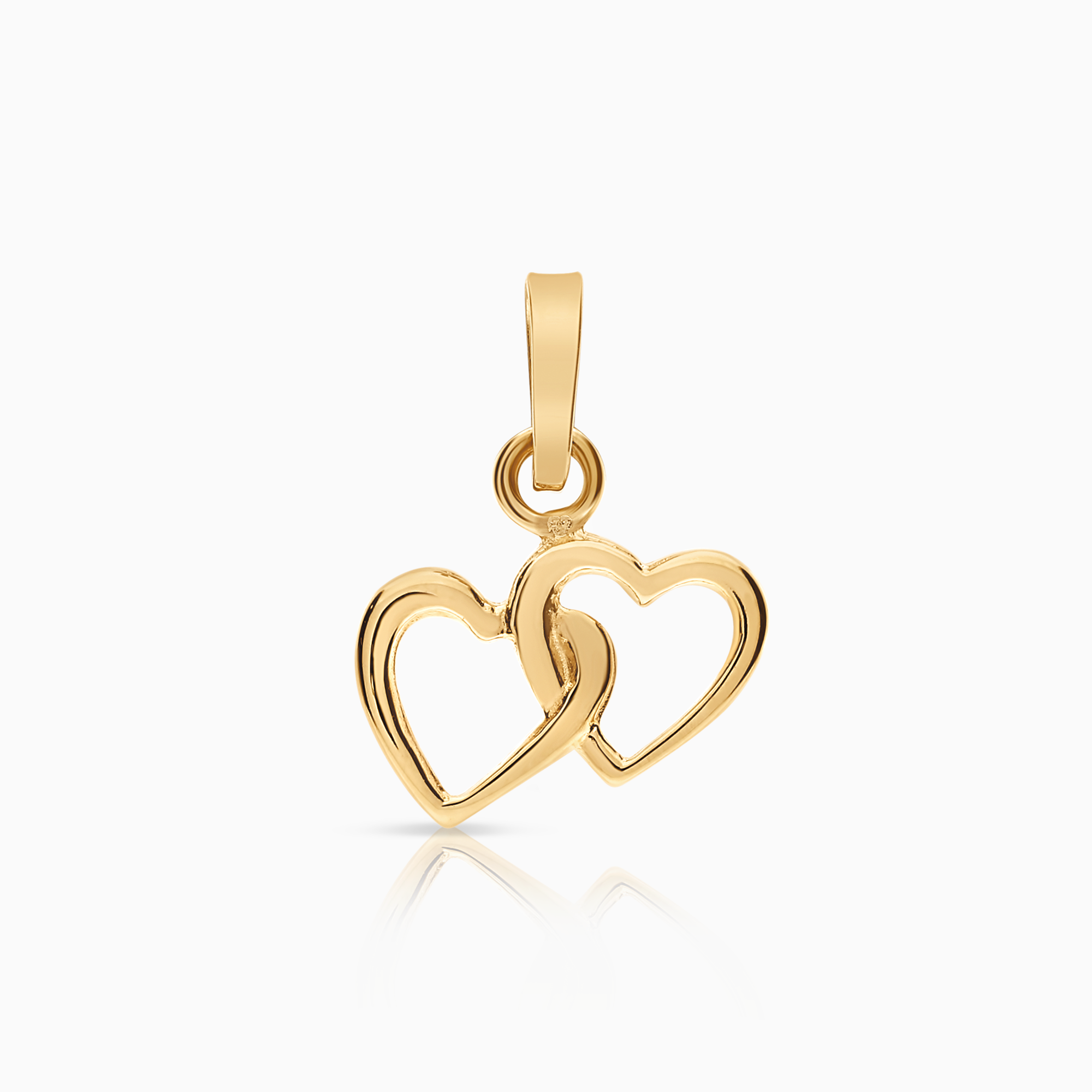 Hängsmycken hjärtan 0,76g 18K guld