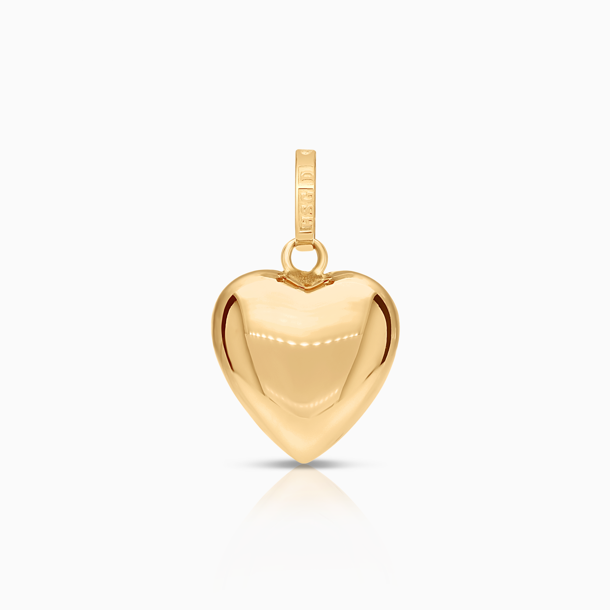 Heart pendant 1.65g 18K gold