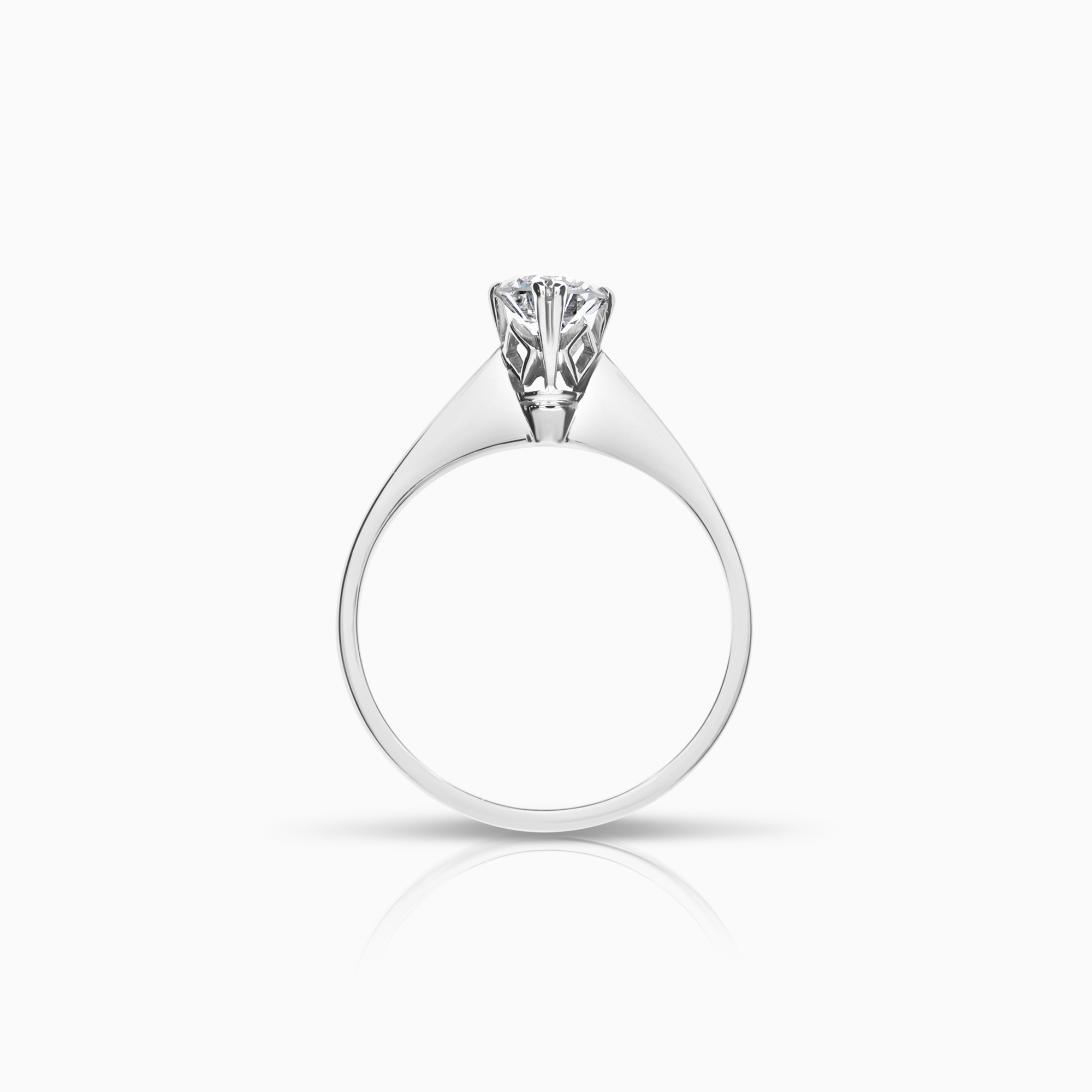 Solitärring 0,50ct 18K vitguld