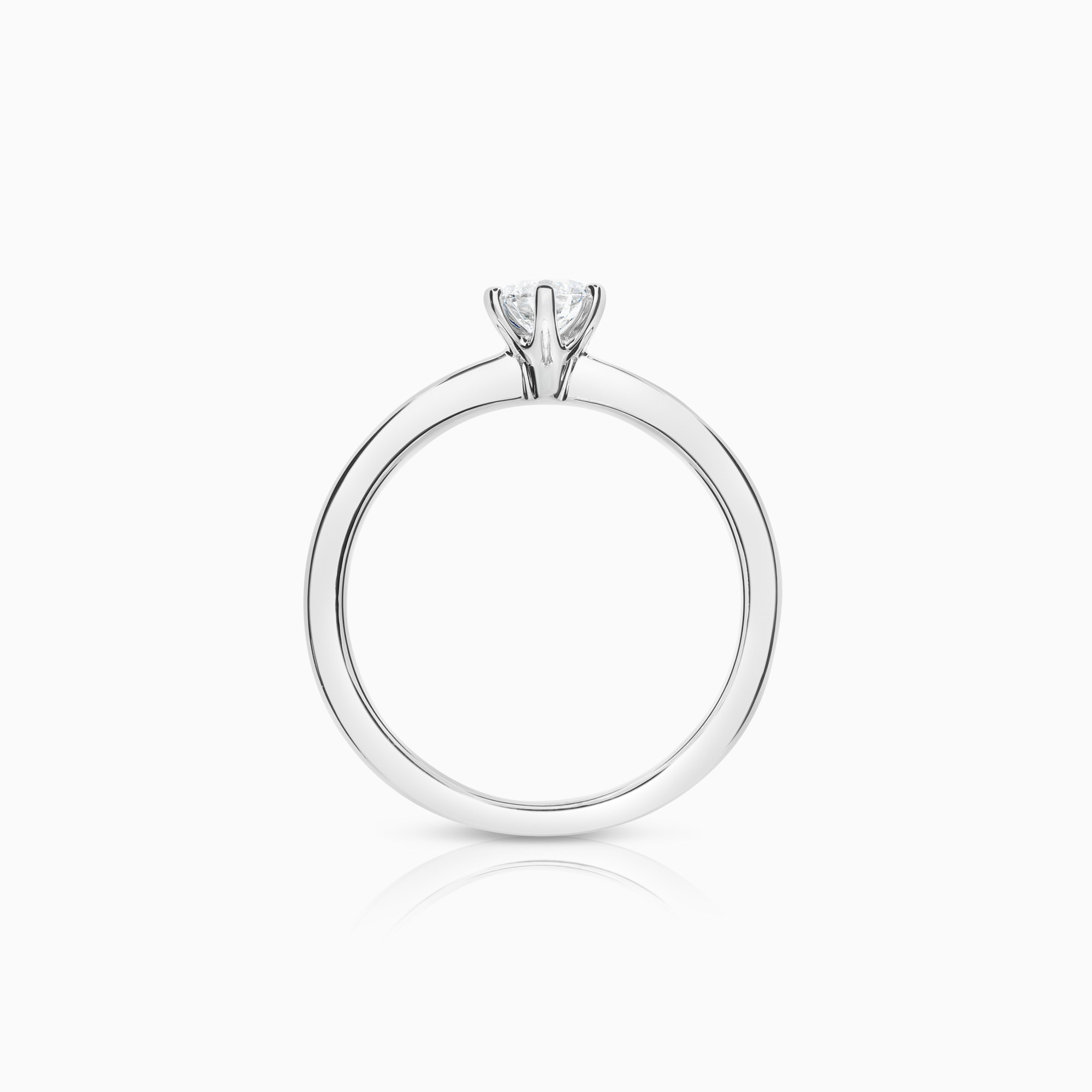 Solitärring 0,40ct 18K vitguld