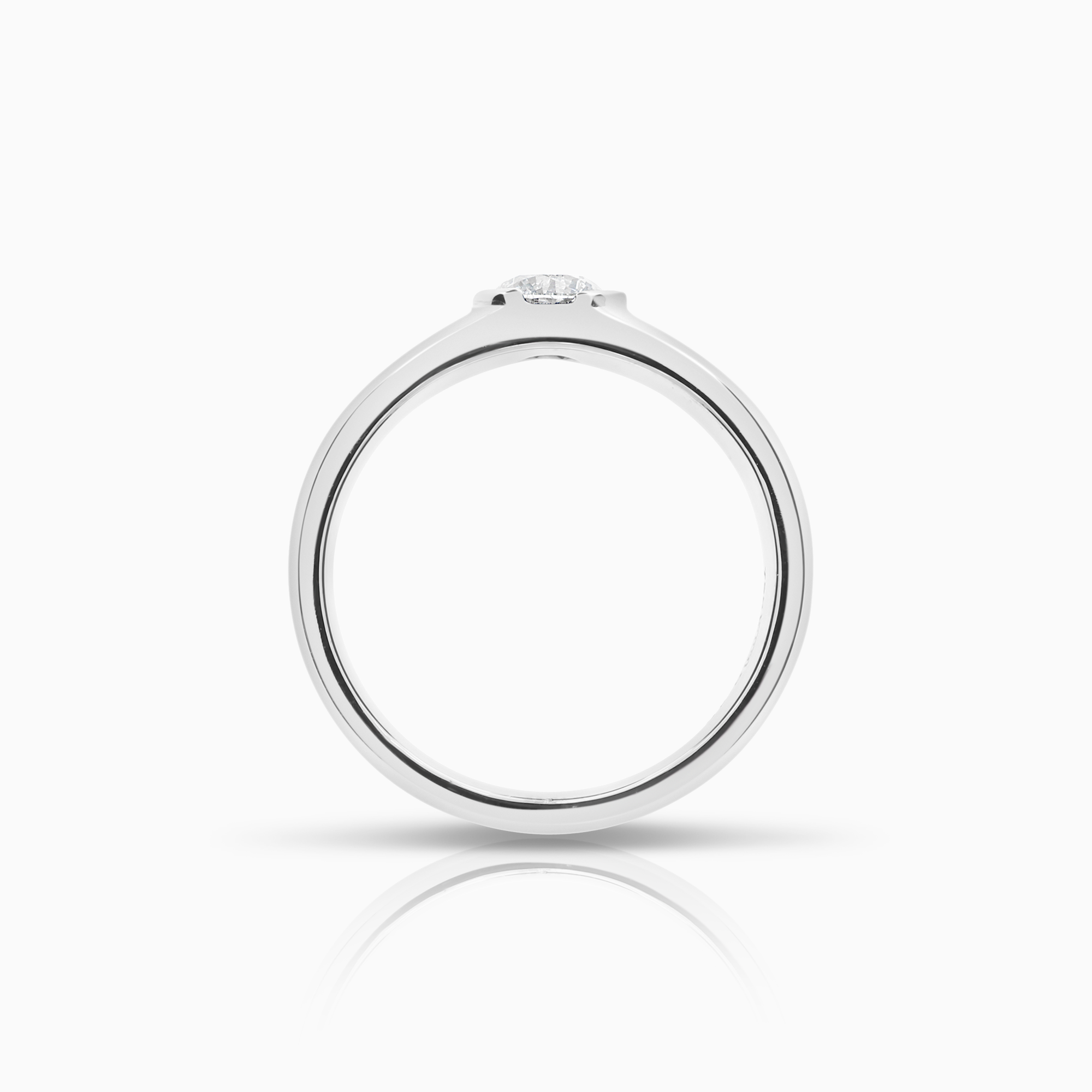 Solitärring 0,40ct 18K vitguld