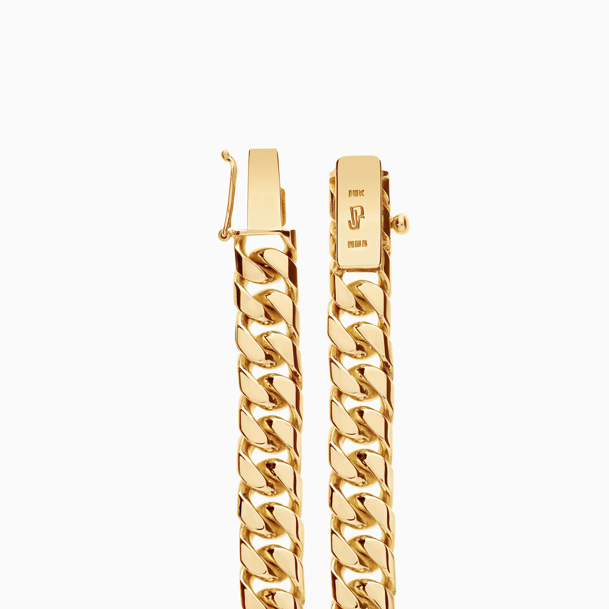 Curb bracelet 75.86g 18K yellow gold