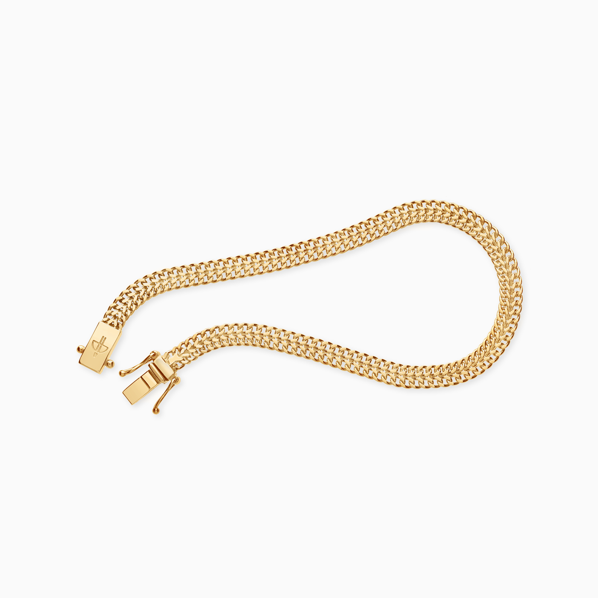 Gold bracelet herringbone 7.45g 18K gold