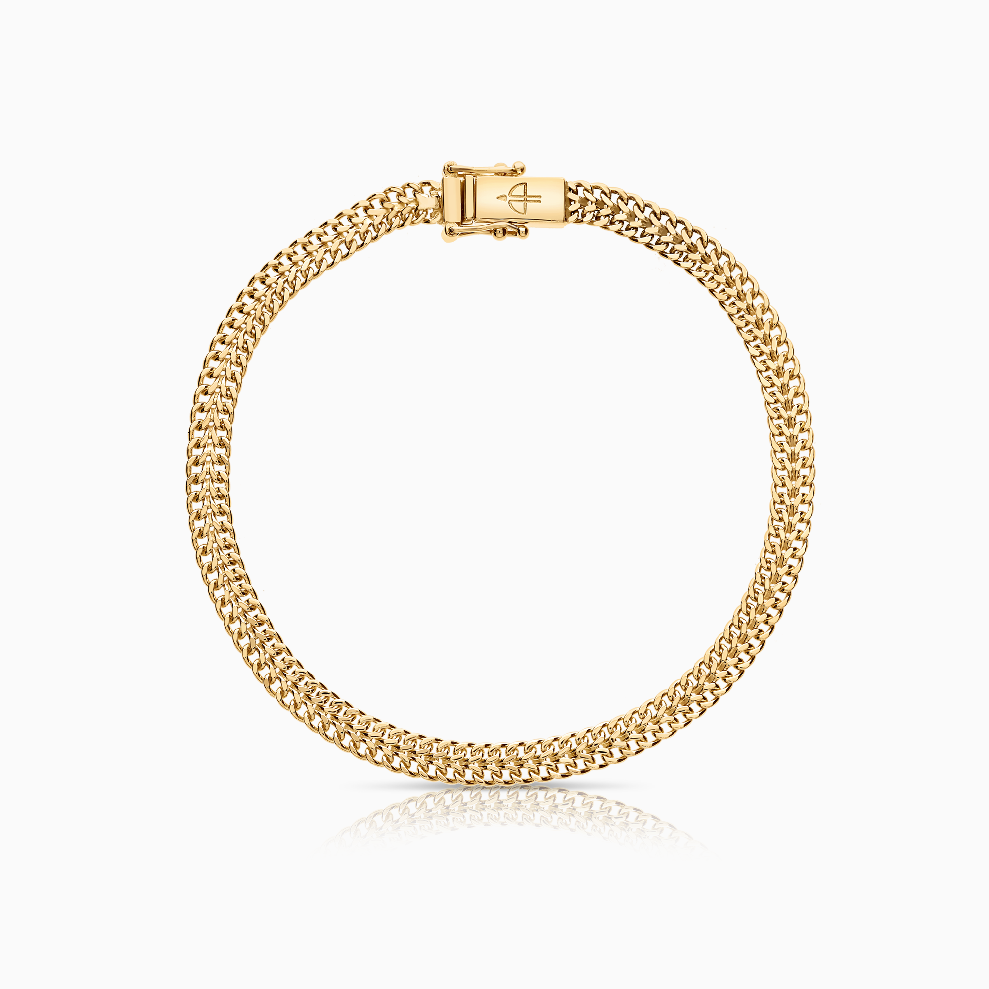 Gold bracelet herringbone 7.45g 18K gold