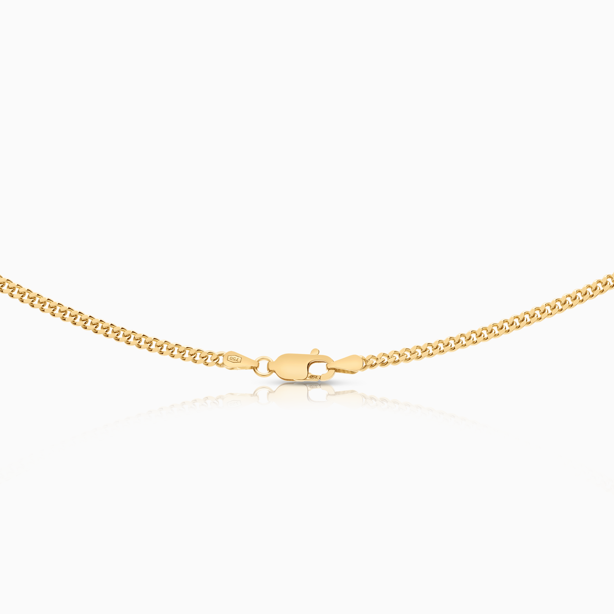 Curb necklace 12.62g 18K gold