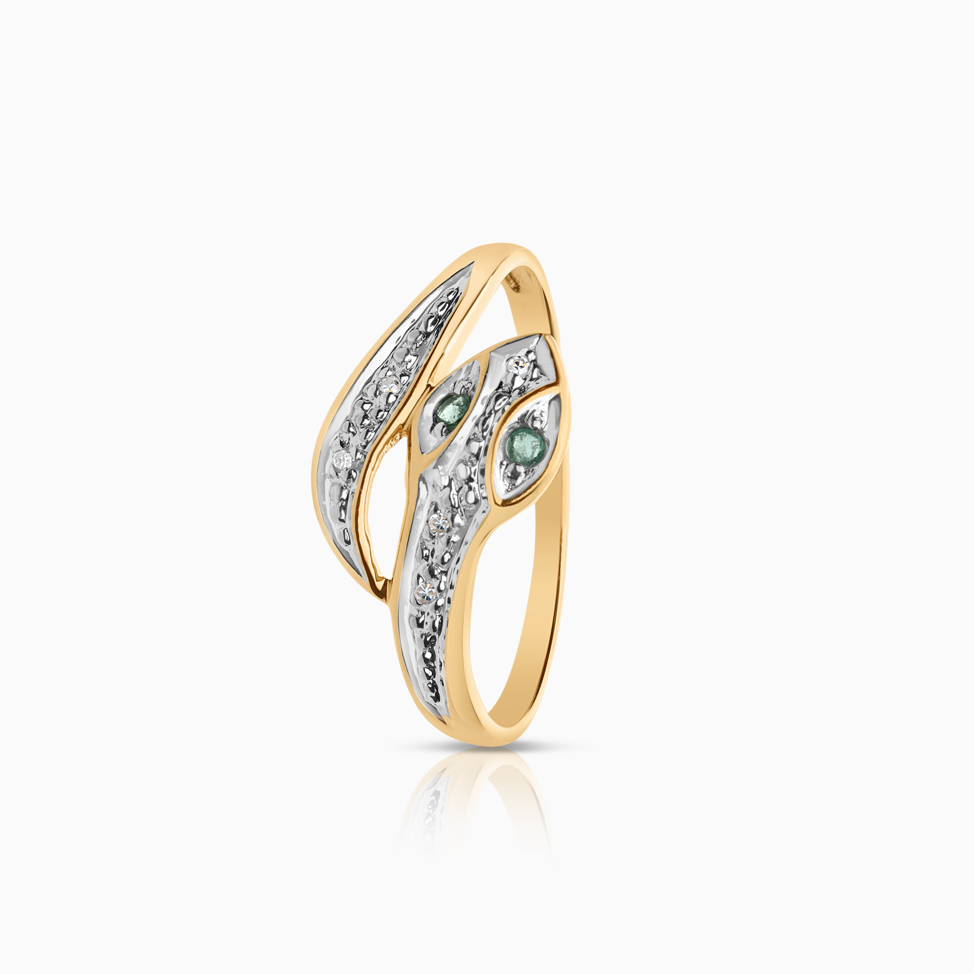 Guldring 0,01ct 18K guld
