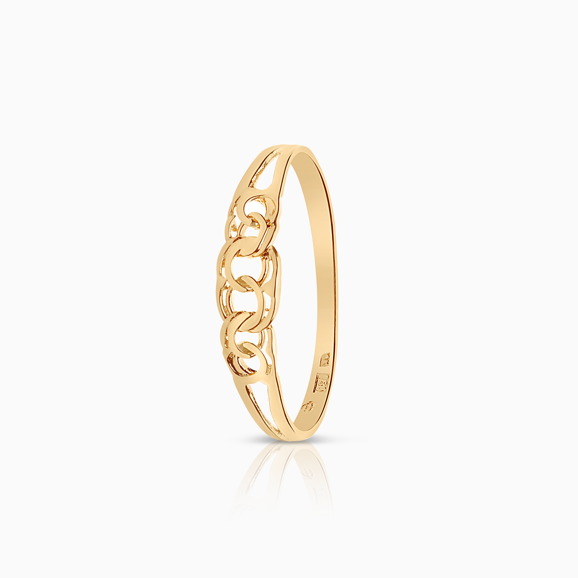Bismarckring 0,95g 18K guld