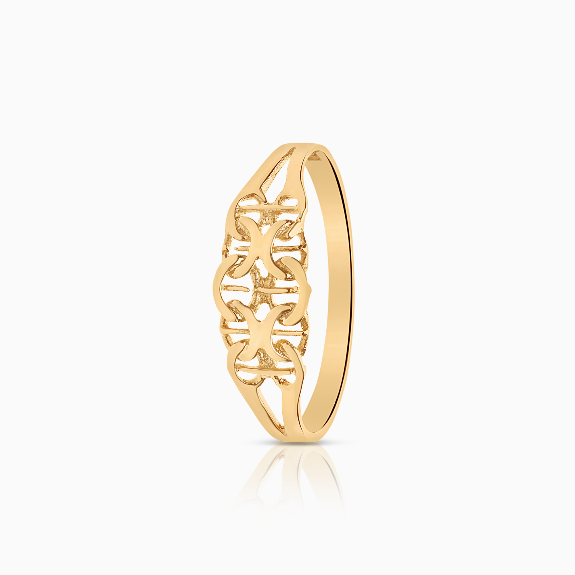 X-link ring 1.64g 18K gold