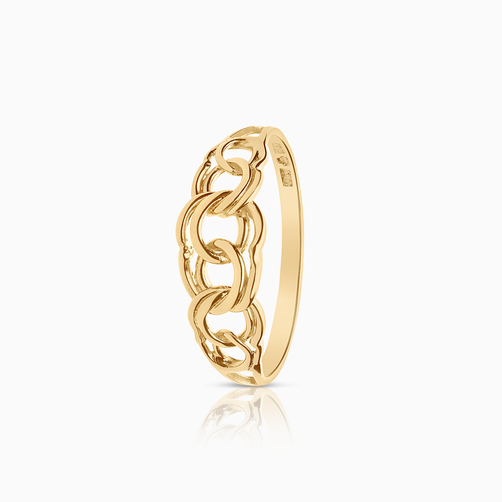 Bismarck ring 2.14g 18K gold