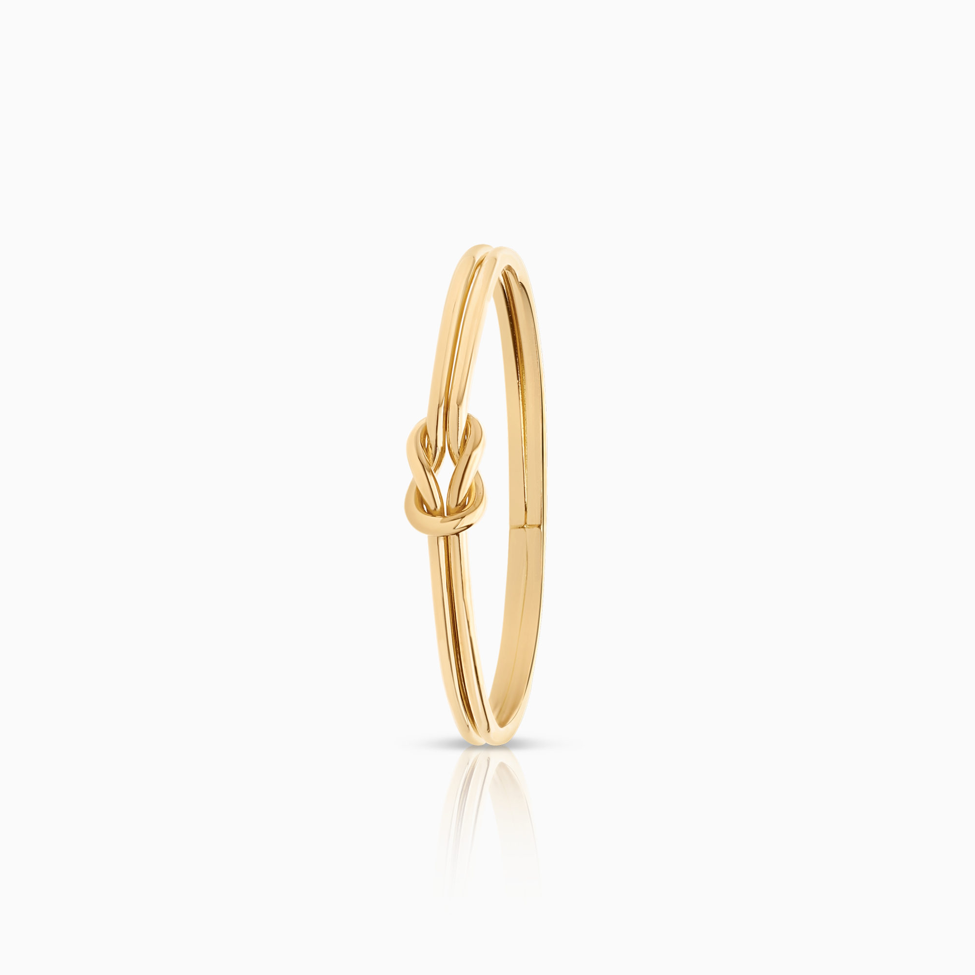 Guldring med knut 0,73g 18K guld