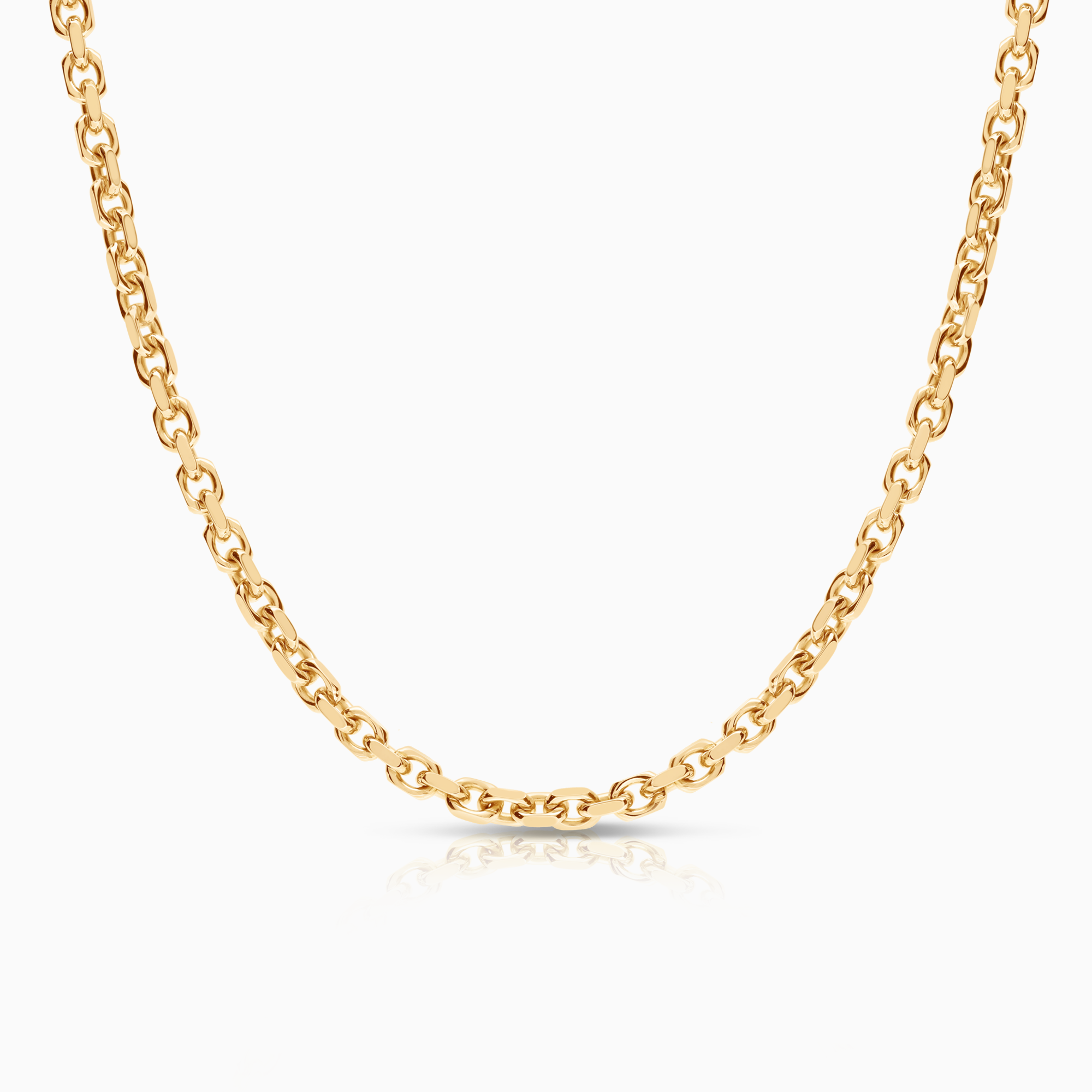 Cable necklace 42.79g 18K gold