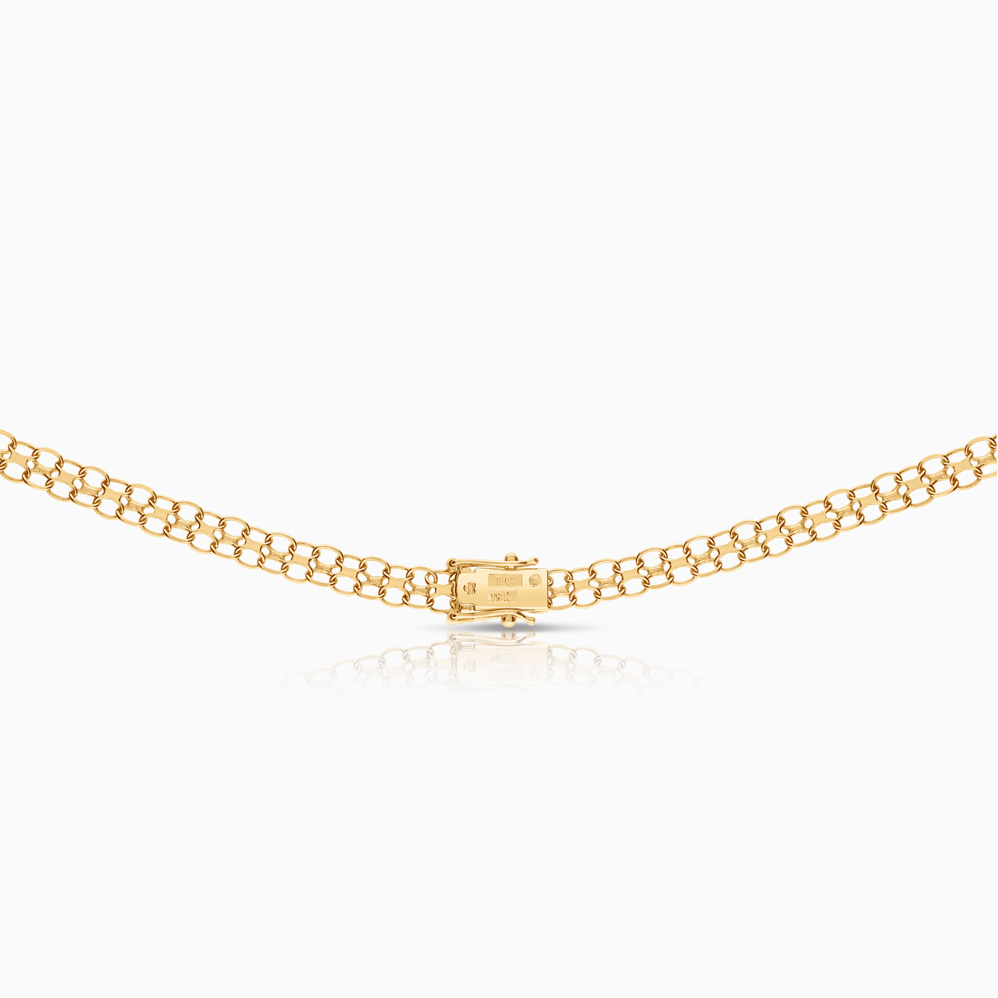 Necklace X-link 13.95g 18K gold