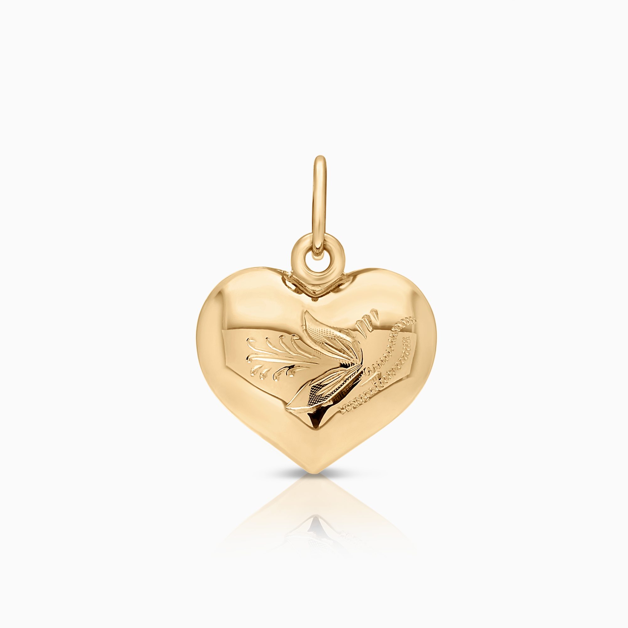 Anheng hjerte 0,53g 18K gull