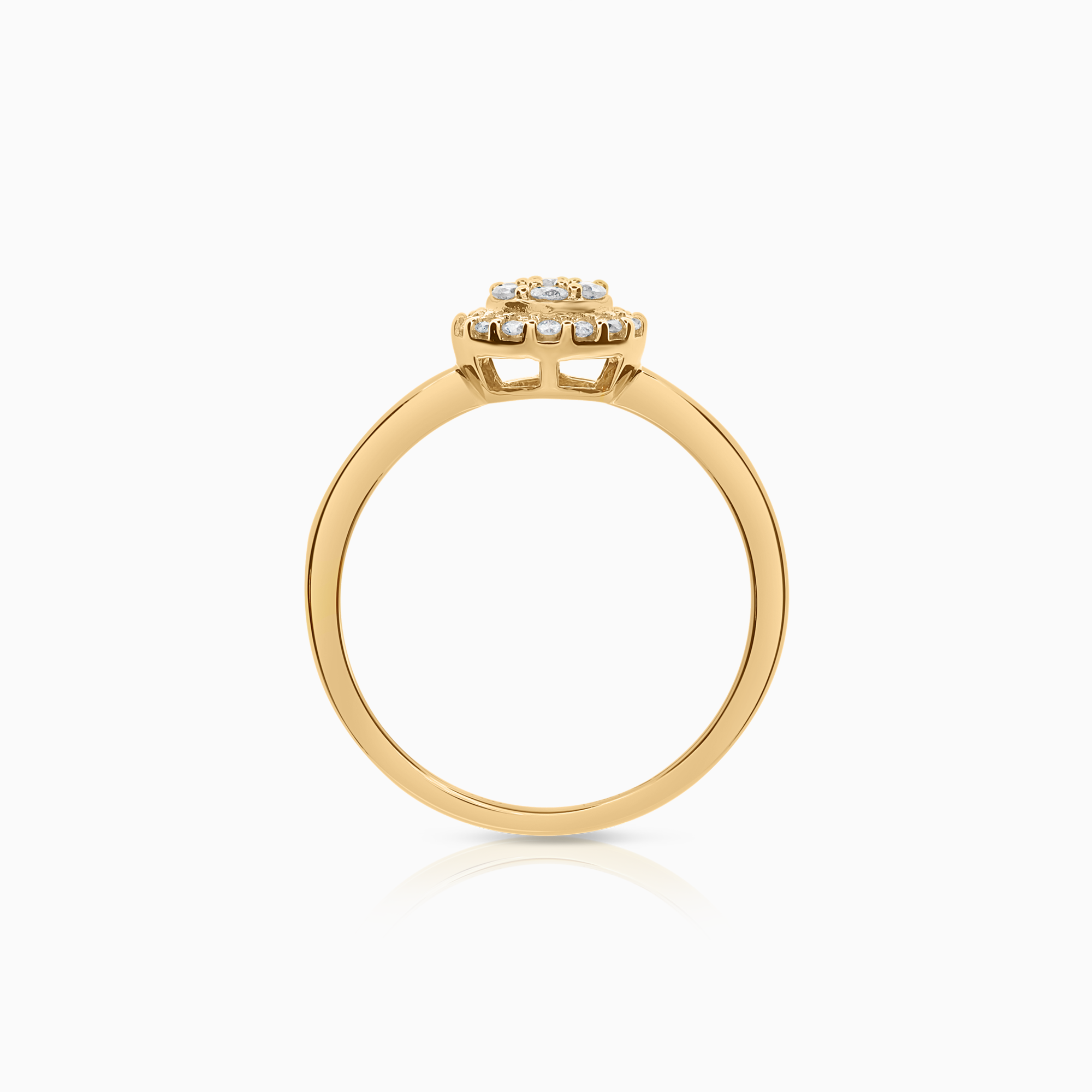 Haloring 0,30ct 18K guld