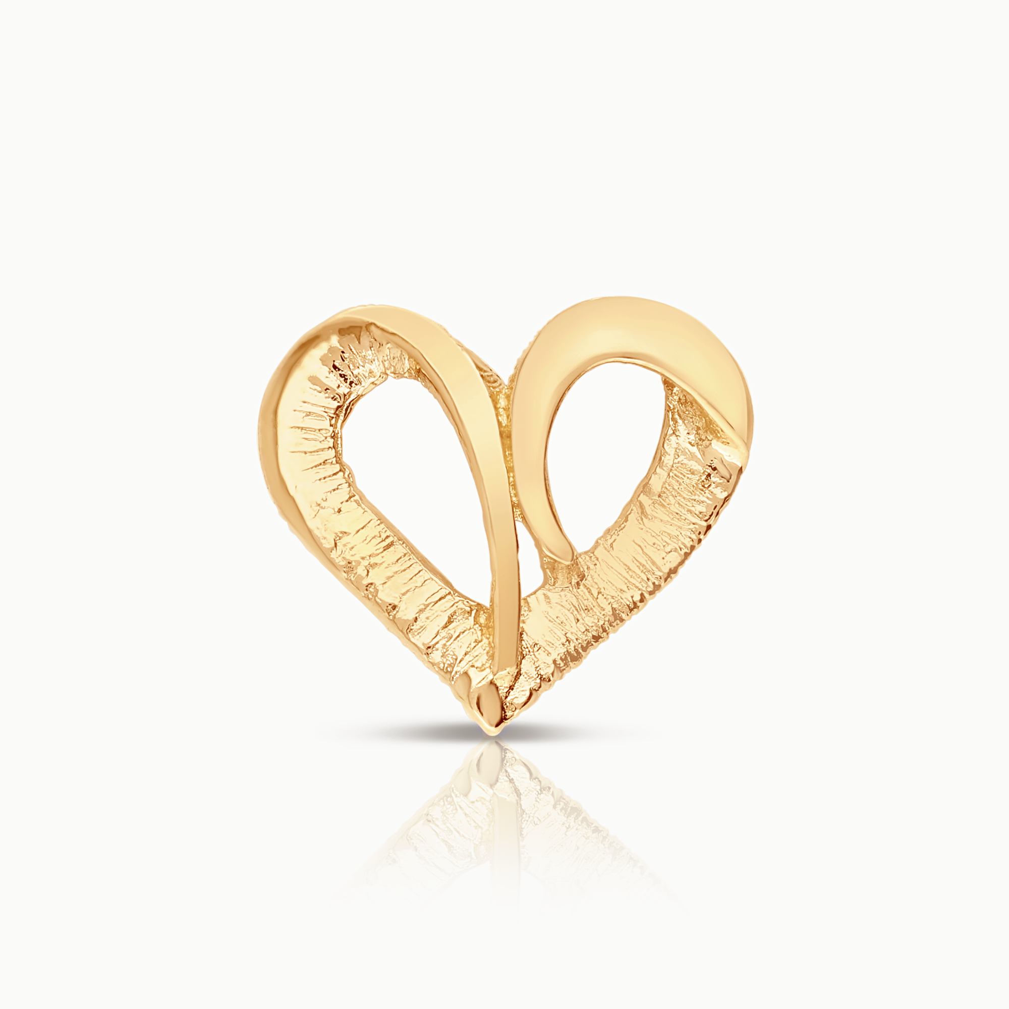 Heart pendant 0.84g 18K gold