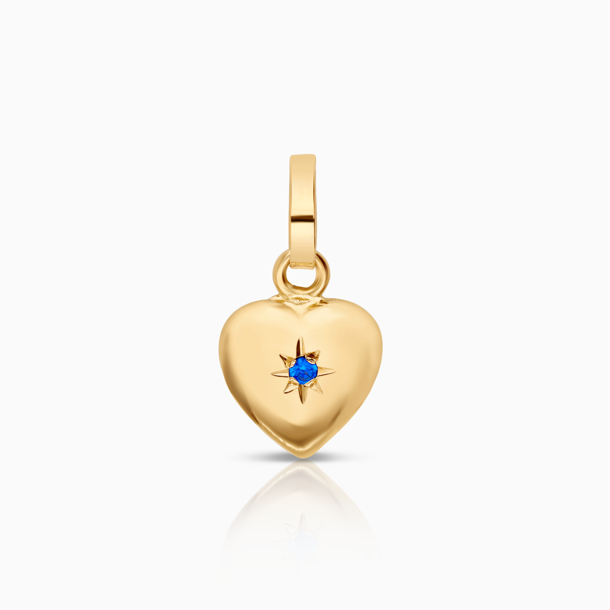 Heart pendant 0.49g 18K gold