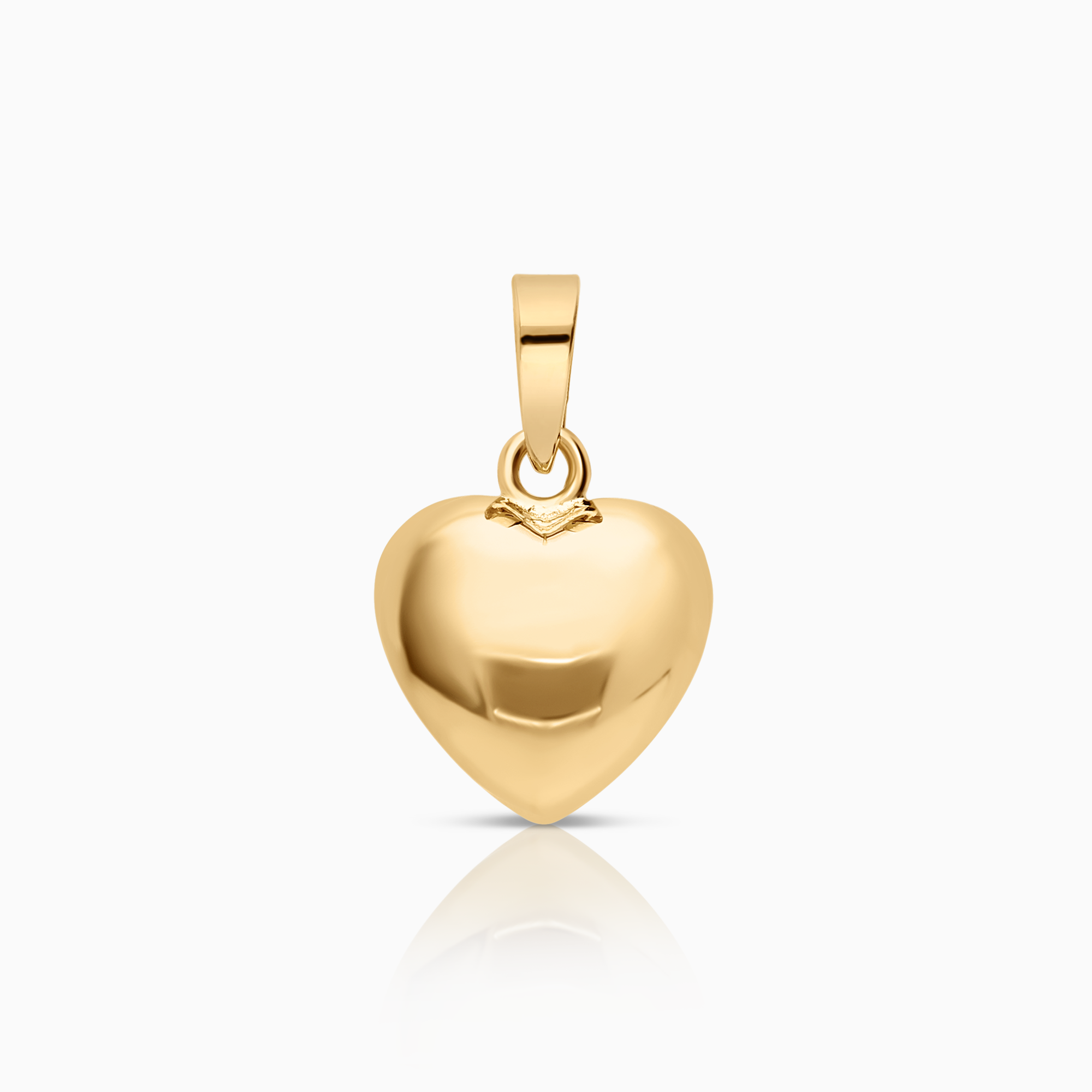 Heart pendant 0.91g 18K gold