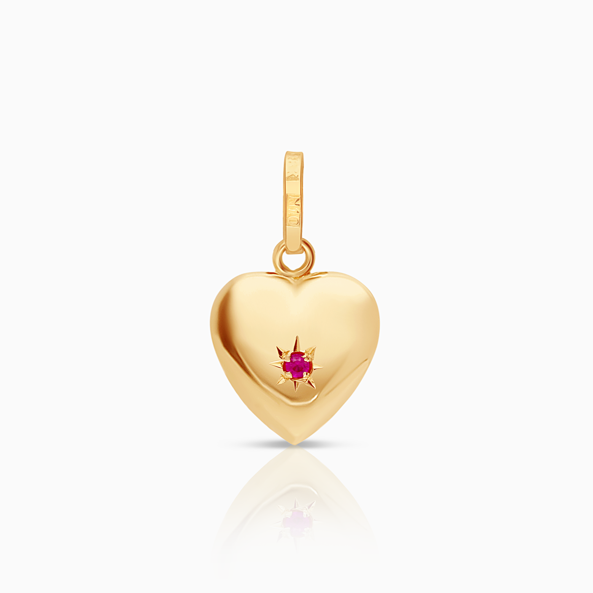 Heart pendant 0.74g 18K gold