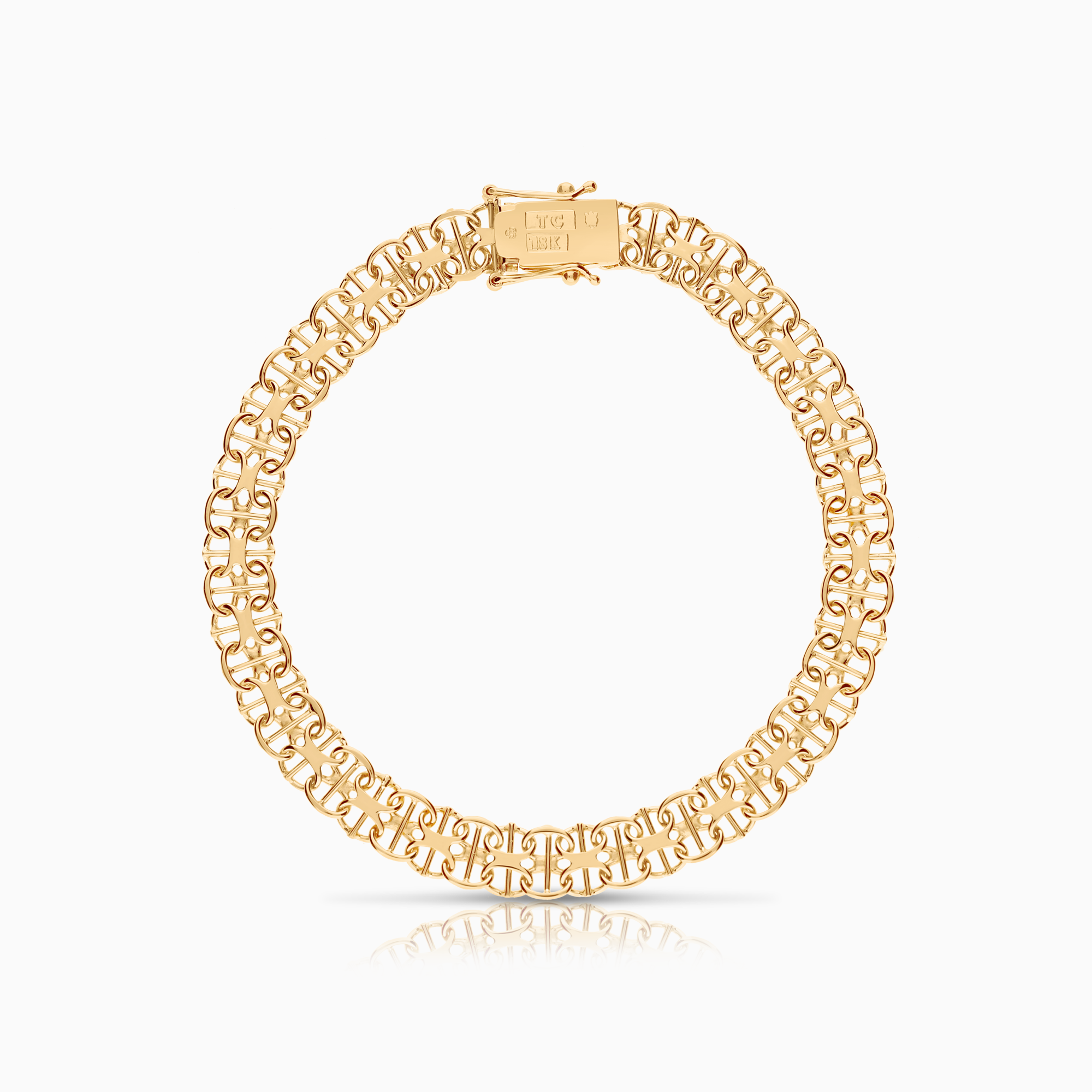X-länk armband 8,90g 18K guld