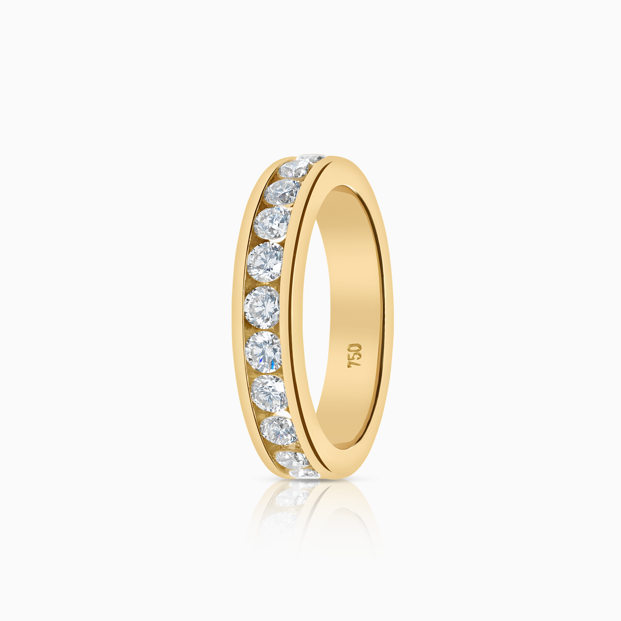 Alliansering 0,75ct 18K gull