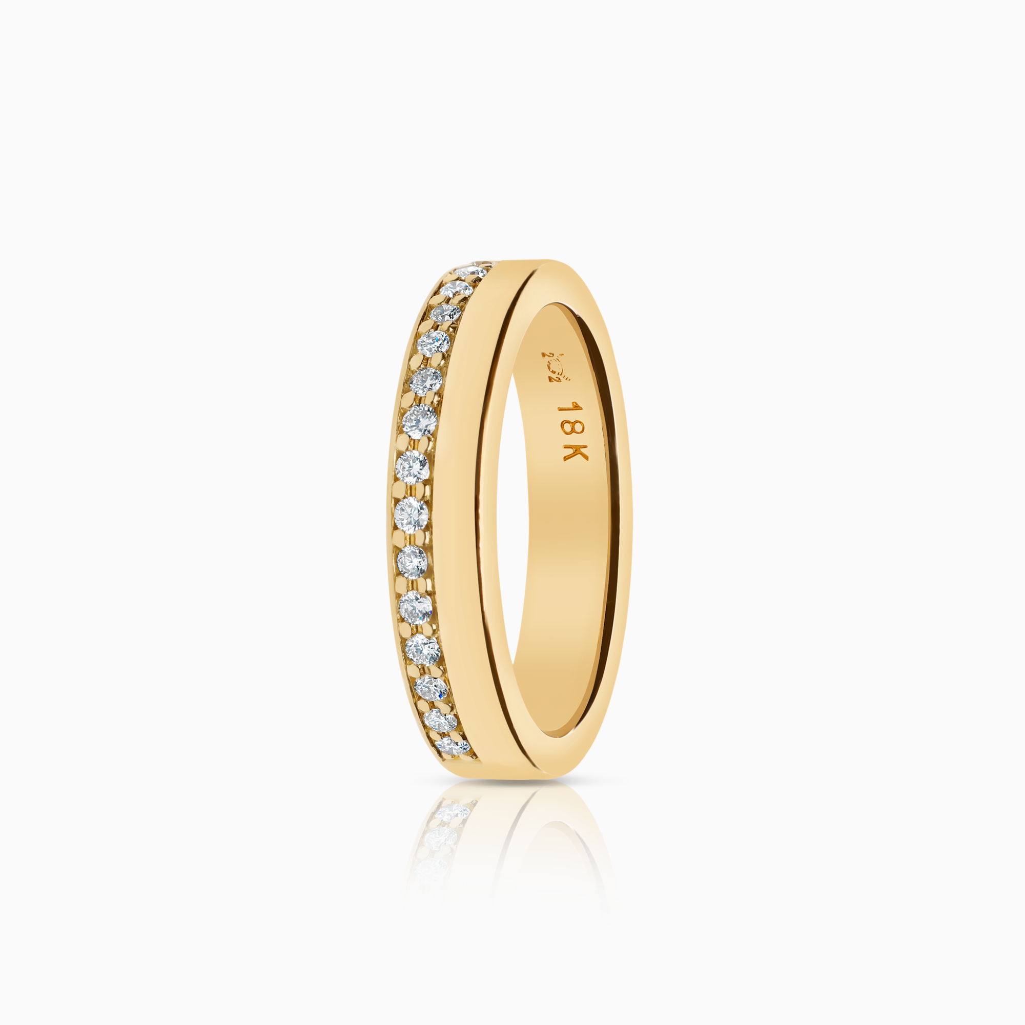 Alliansering 0,15ct 18K gull