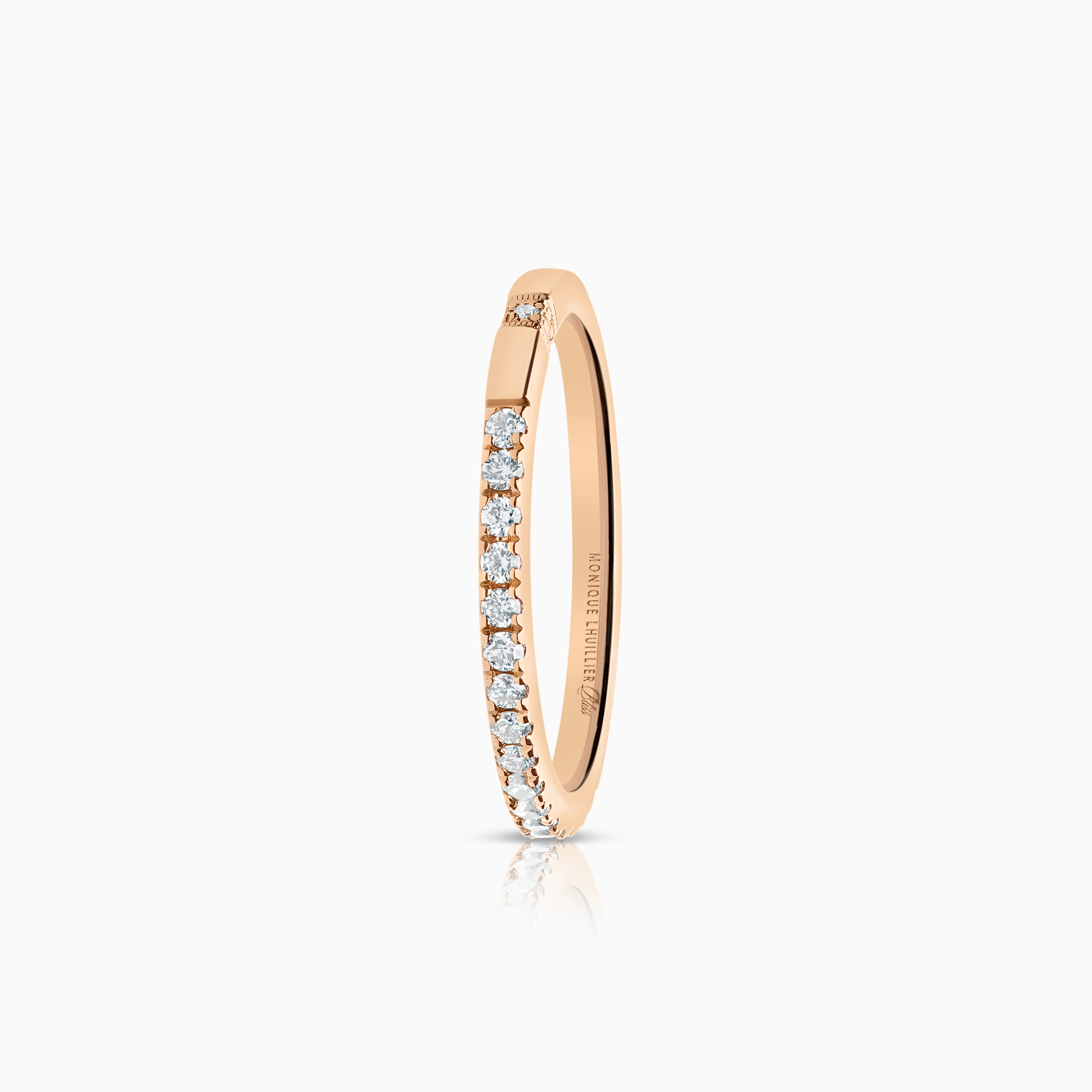 Alliansering 0,22ct 18K roségull