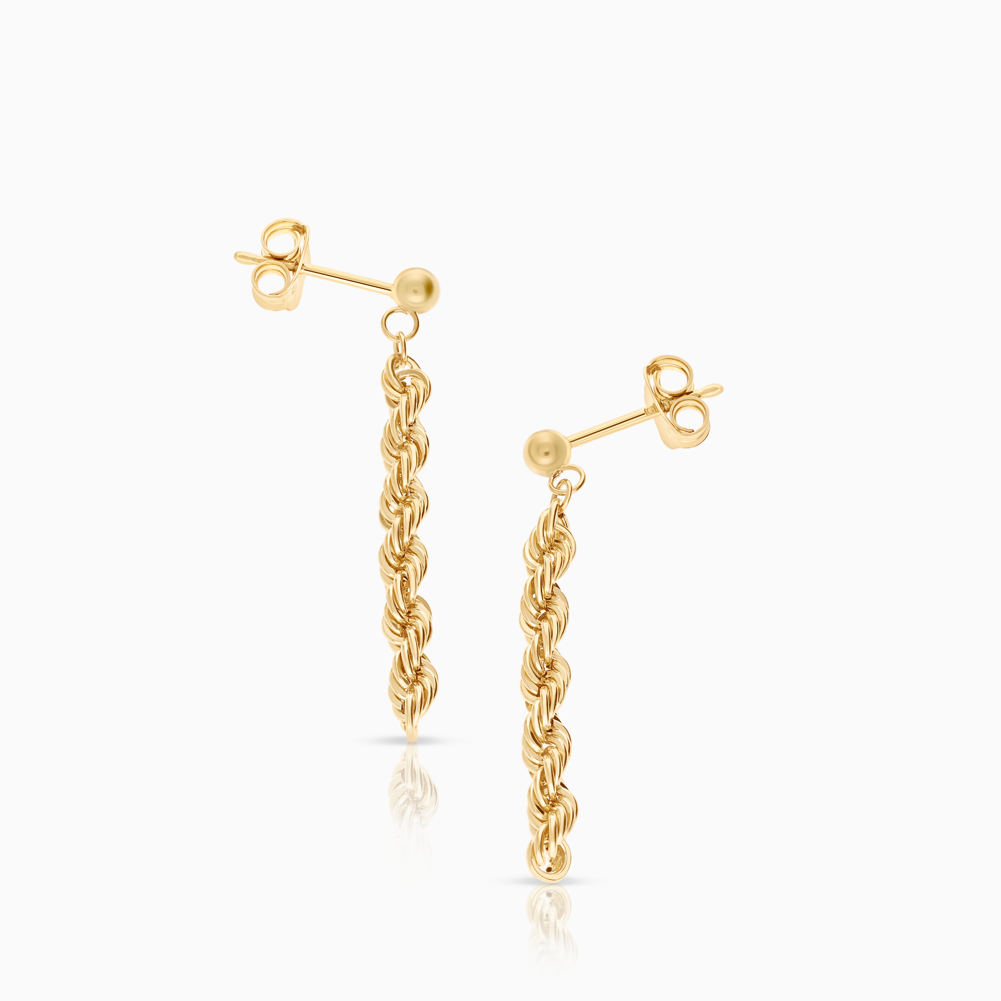 Rope earring 1.44g 18K gold