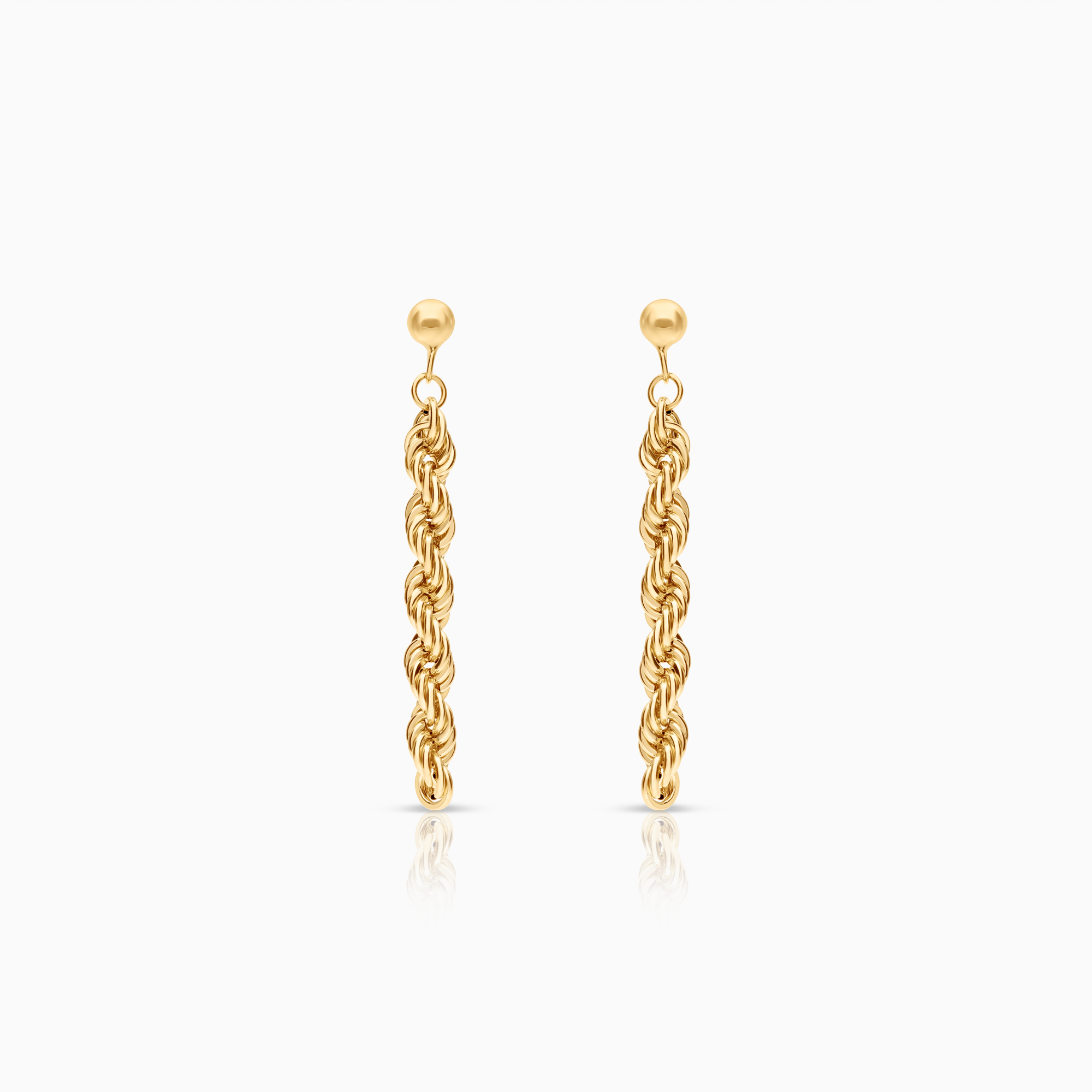 Rope earring 1.44g 18K gold