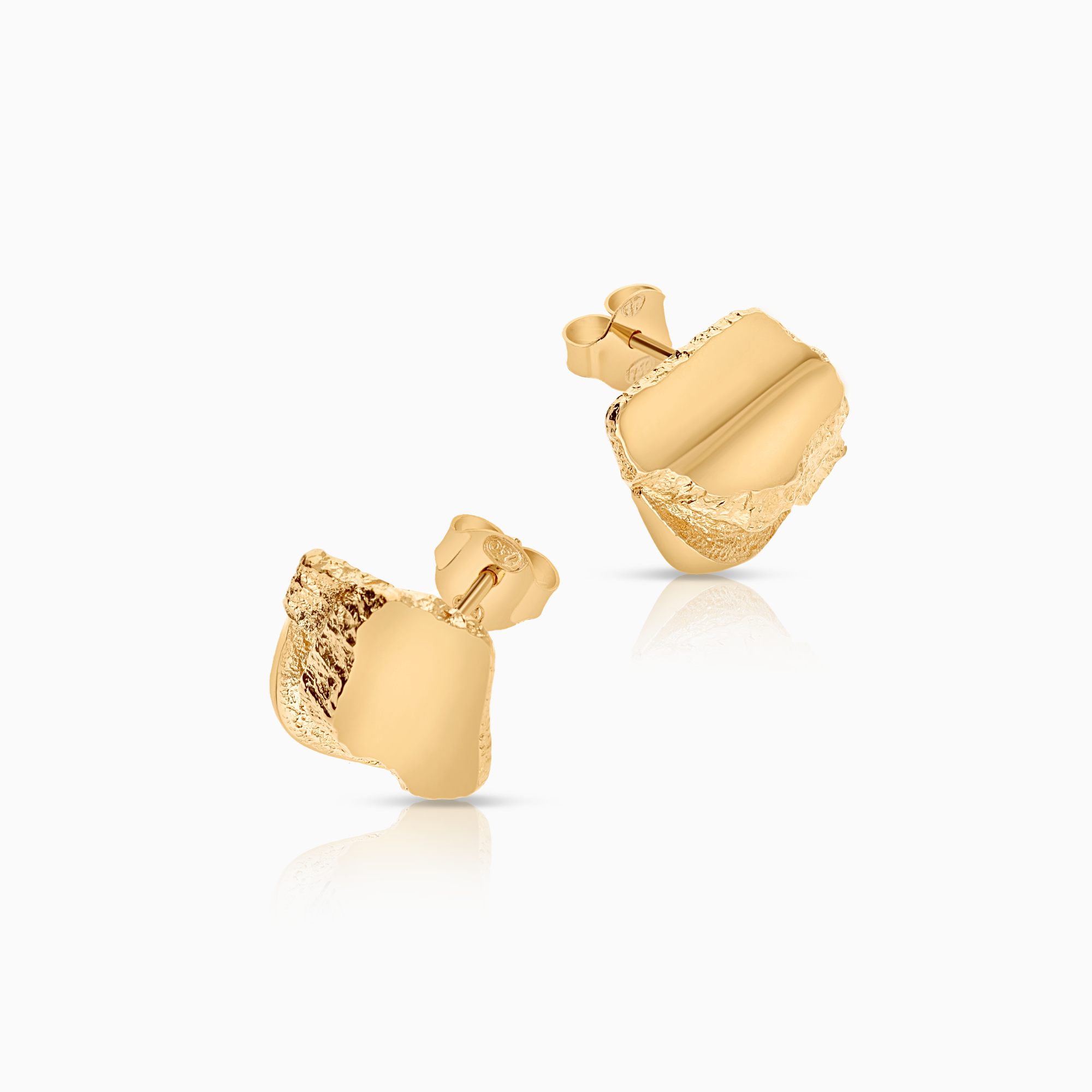 Gold earrings 3.18g 18K gold