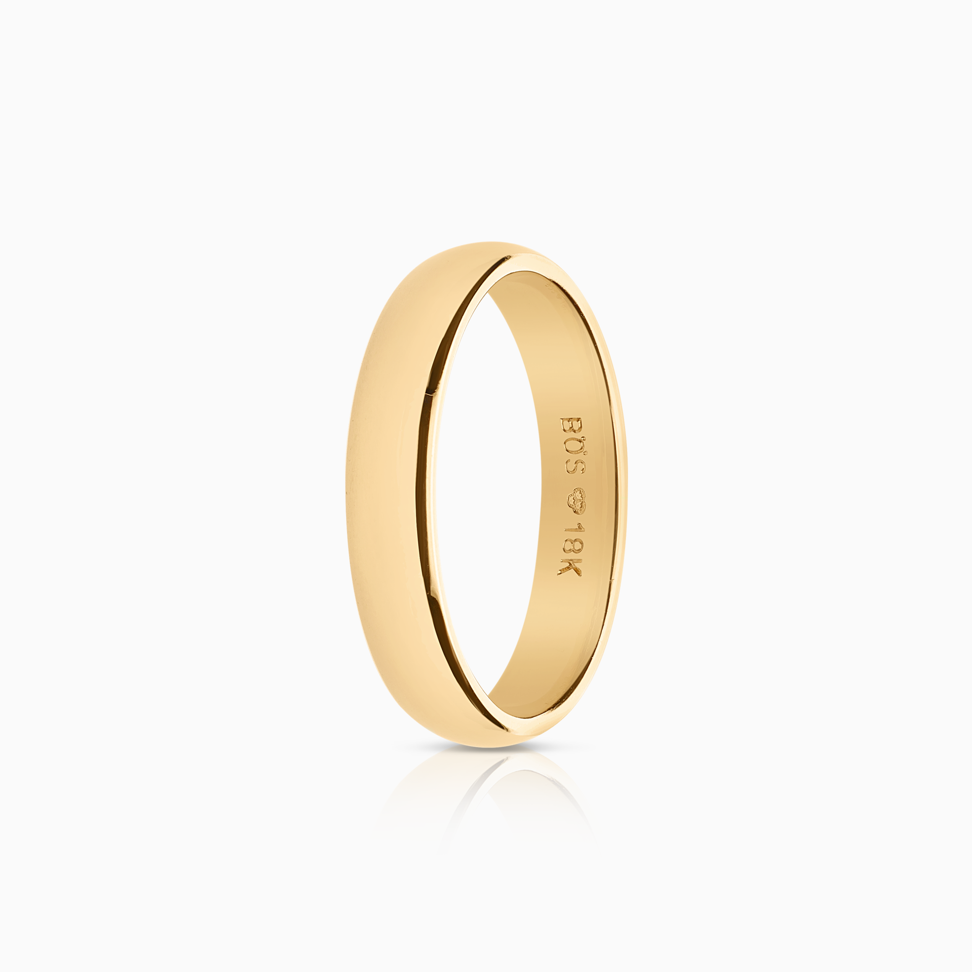 Slät ring 4,72g 18K guld.