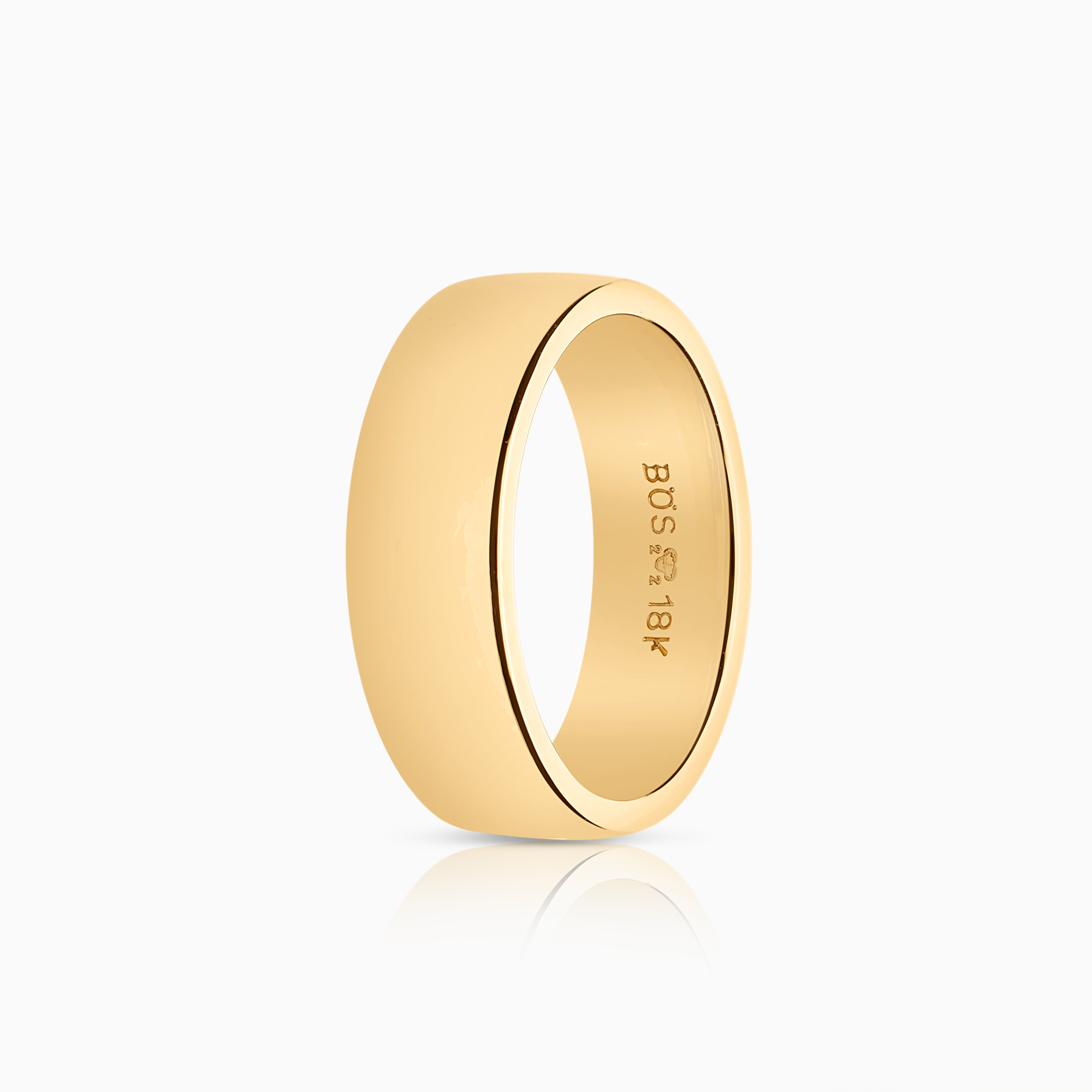 Slät ring 7,83g 18K guld.